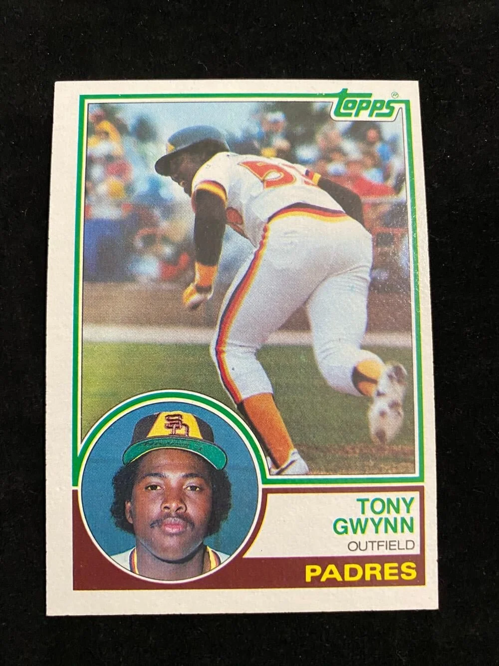 In fact, we have a photo; here is Tony wearing that #53 jersey in Spring Training 1982, clearly visible on his 1983 Topps rookie card.

This style of pullover jersey was new for the Padres in 1980. Research shows that no one was issued #53 from 1980-