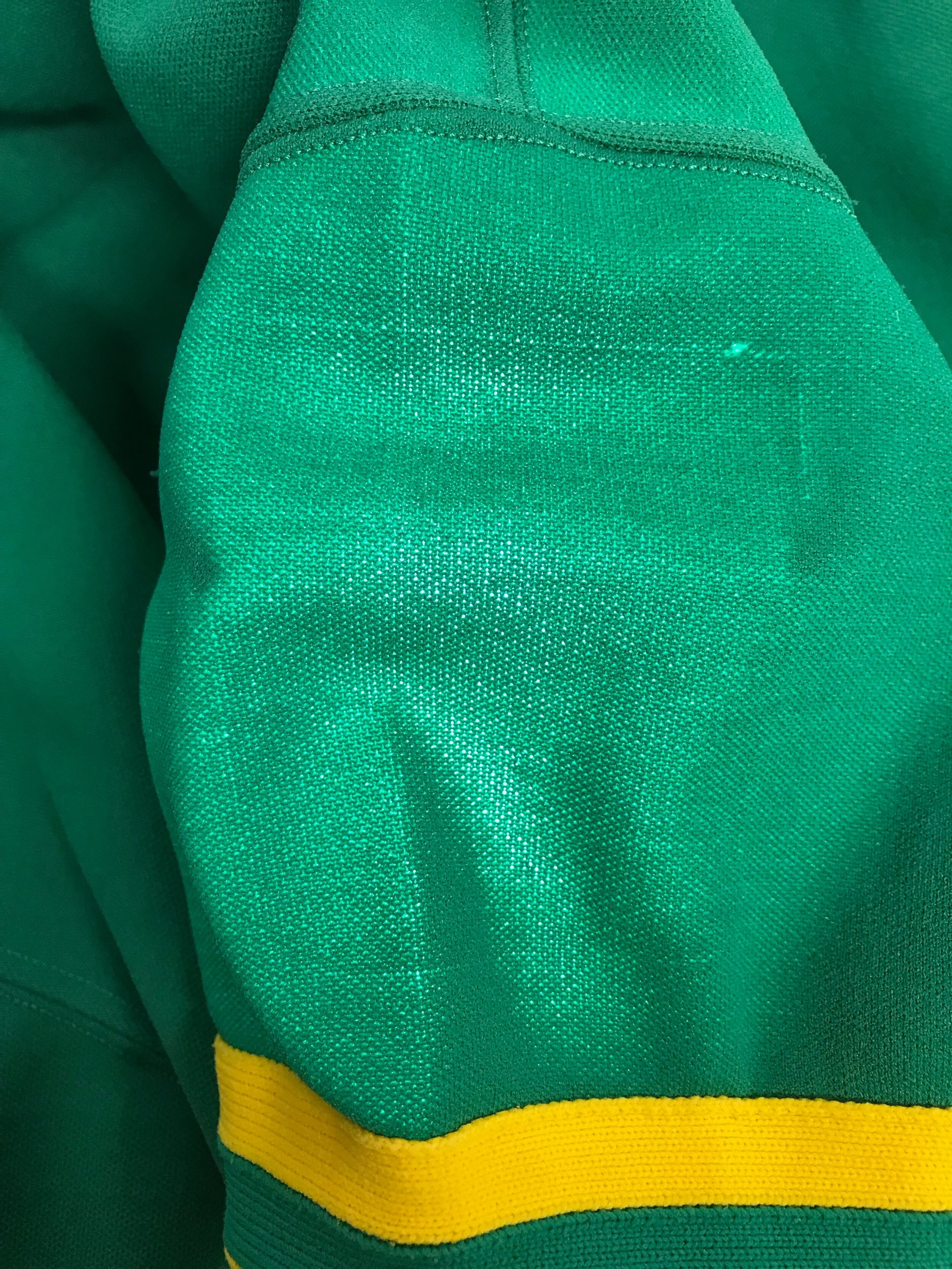 The ghost of the original patch is visible on the light table.