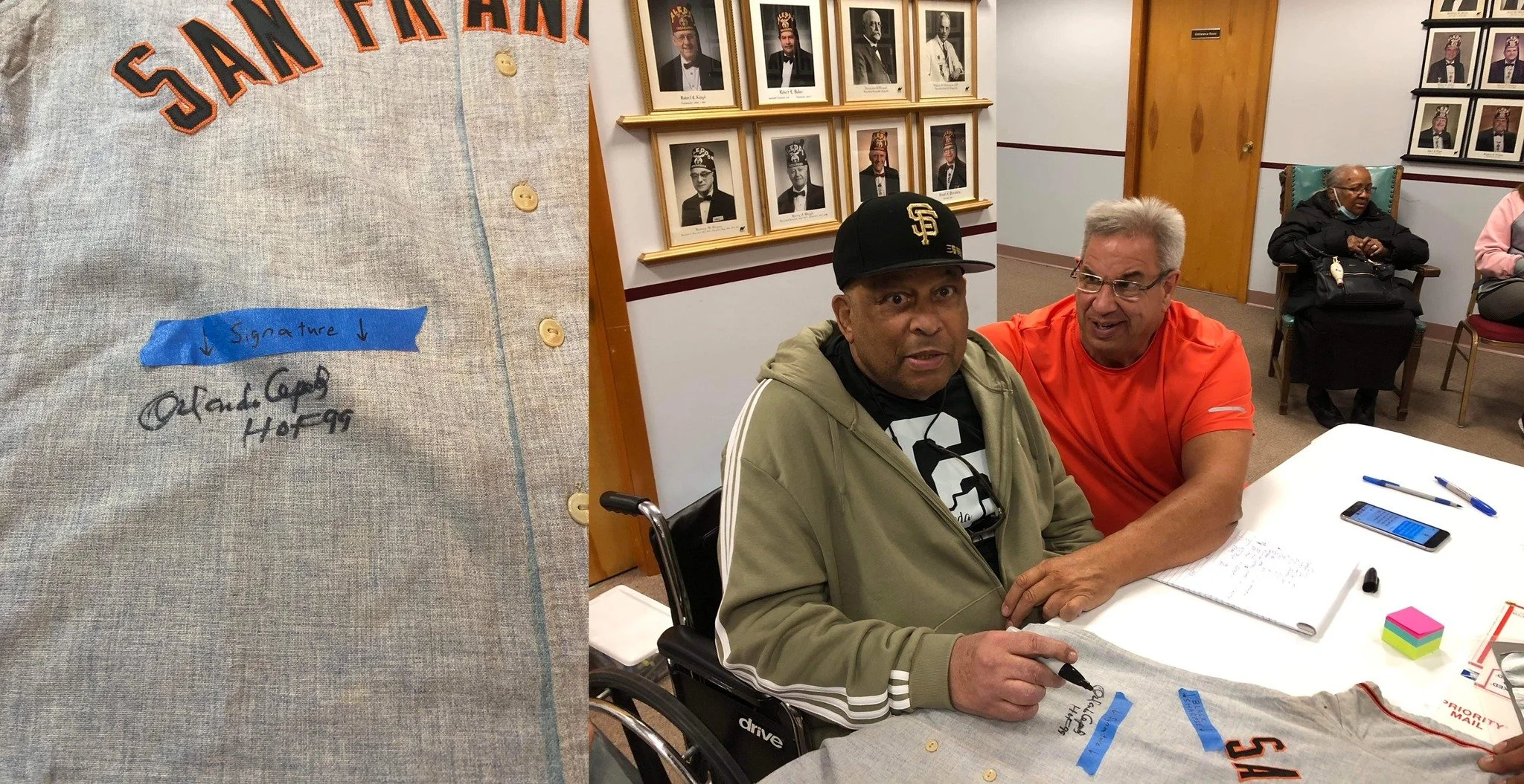 Mark surprised me a few weeks later, sending me these photos, and the short message “Got the Cepeda back from you just in time to have it signed!” Seeing this star of my childhood weathered by age is a humbling reminder to me that none of us stays yo