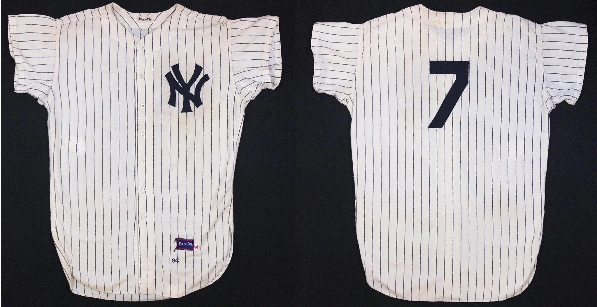 Here is my finished restoration. The customer told me that this jersey will be auctioned with Goldin Auctions in the near future. I am proud to have been a part of discovering its history and returning it to look as it did when Mickey Mantle wore it 