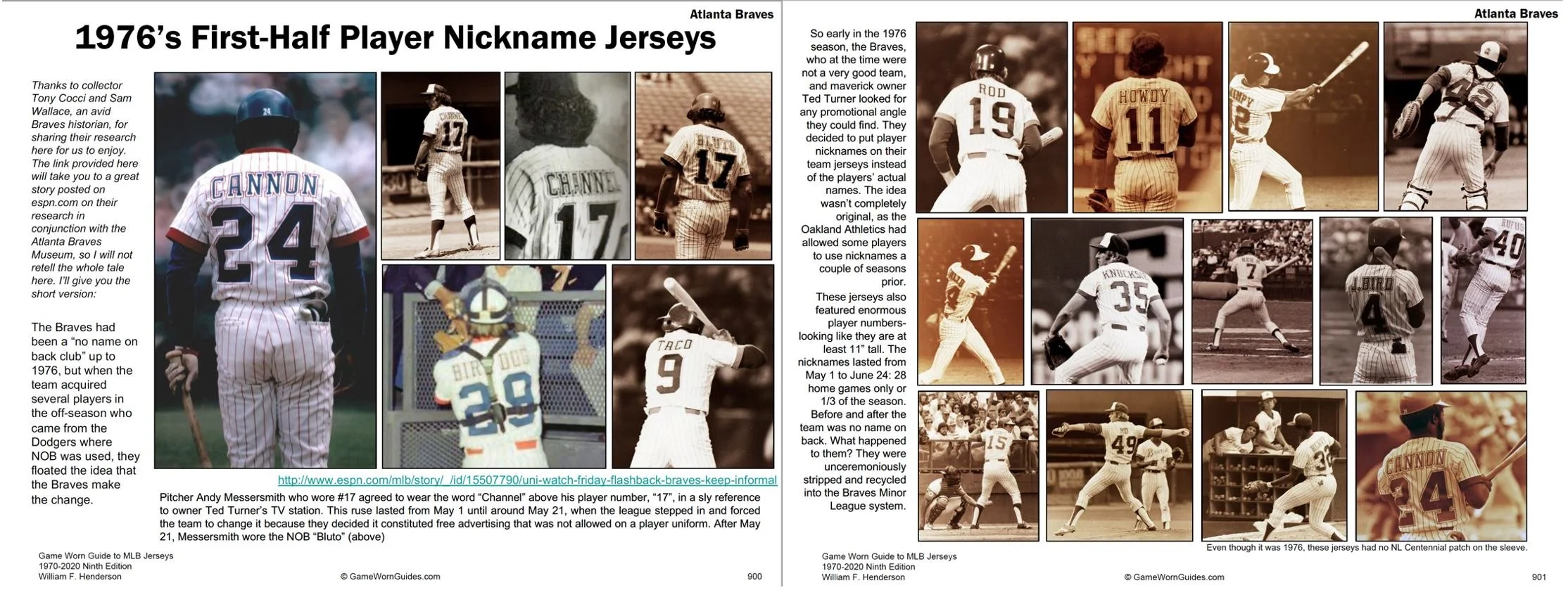 You can see the pages from my book, here. (Thanks to collector Tony Cocci for his help assembling this research) Very, very few of these jerseys have ever surfaced, and their whereabouts were generally a mystery. Collectors had unearthed a few, but f