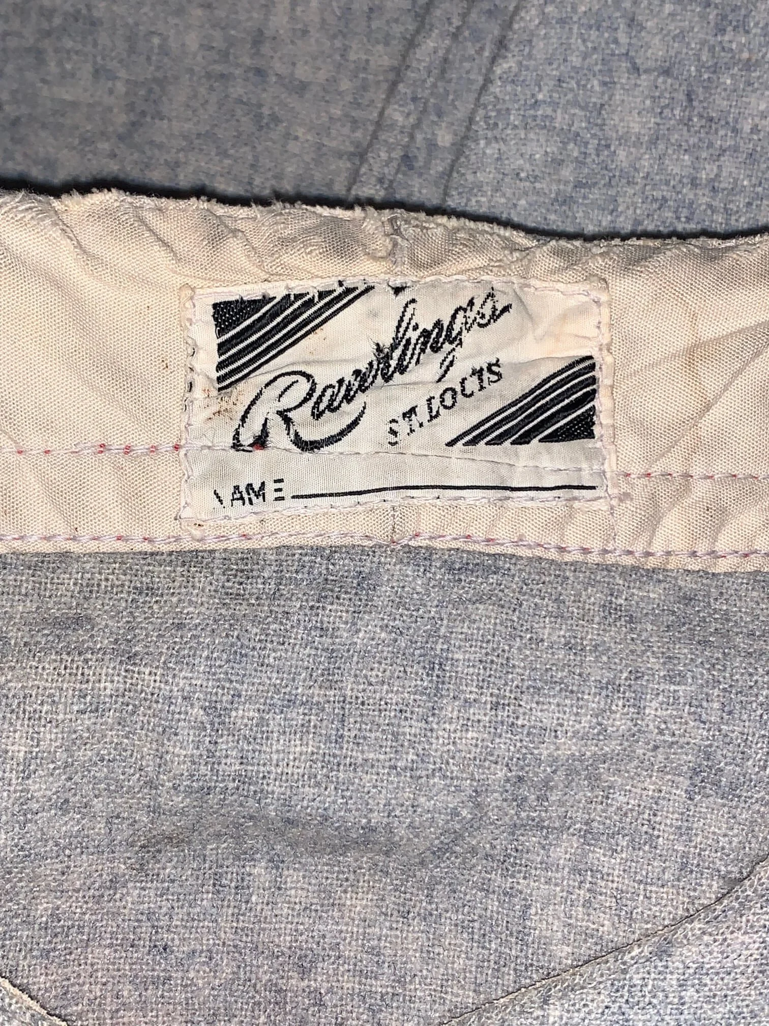 Back in 1942, game worn jerseys were simply not collectable like they are today. While sample jerseys were occasionally made to demonstrate a maker’s abilities to potential clients, it would have been highly unlikely that Rawlings would have made a “