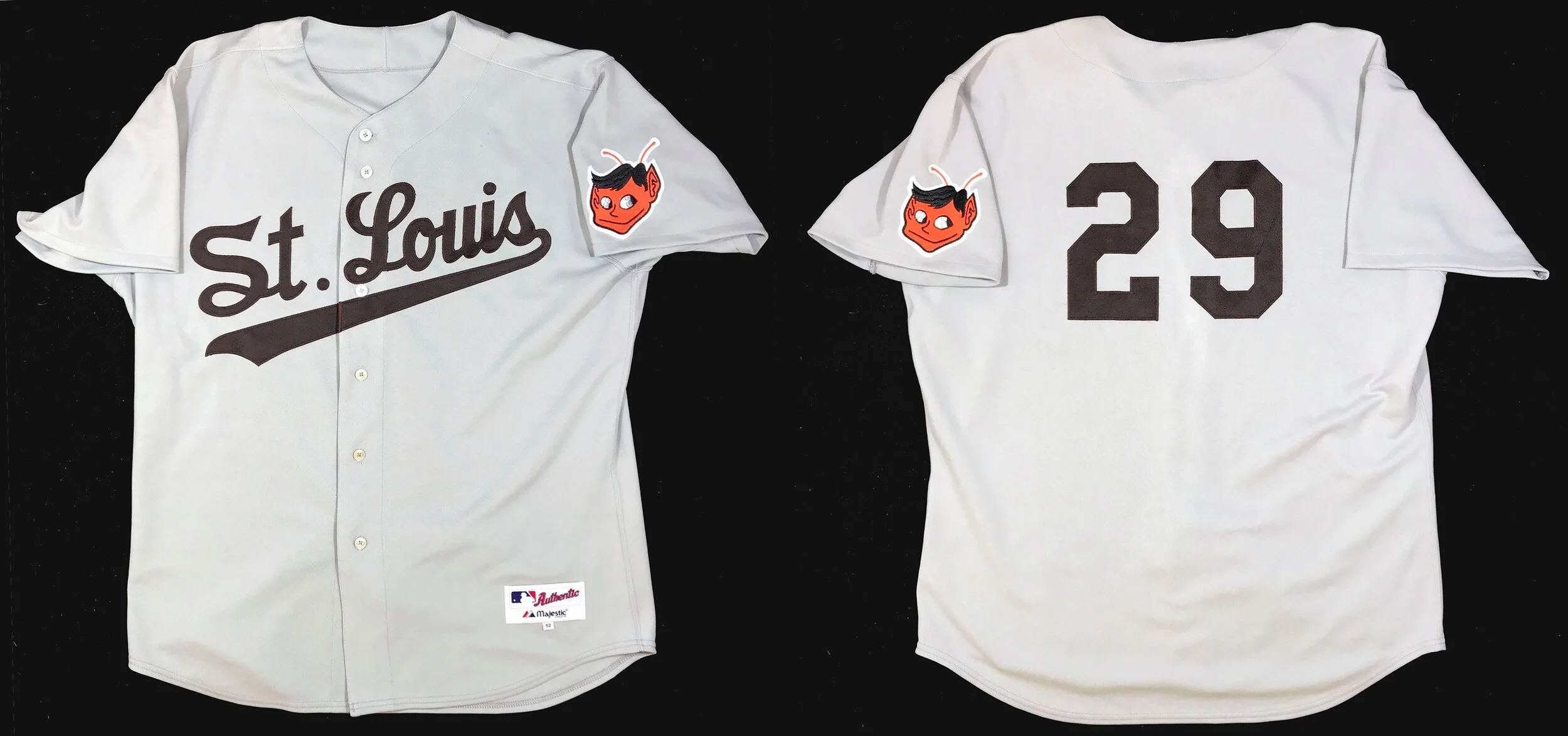 Here is the final product. The numbers on back are period accurate, too.  I guarantee our customer will be the only one at the park wearing one of these.