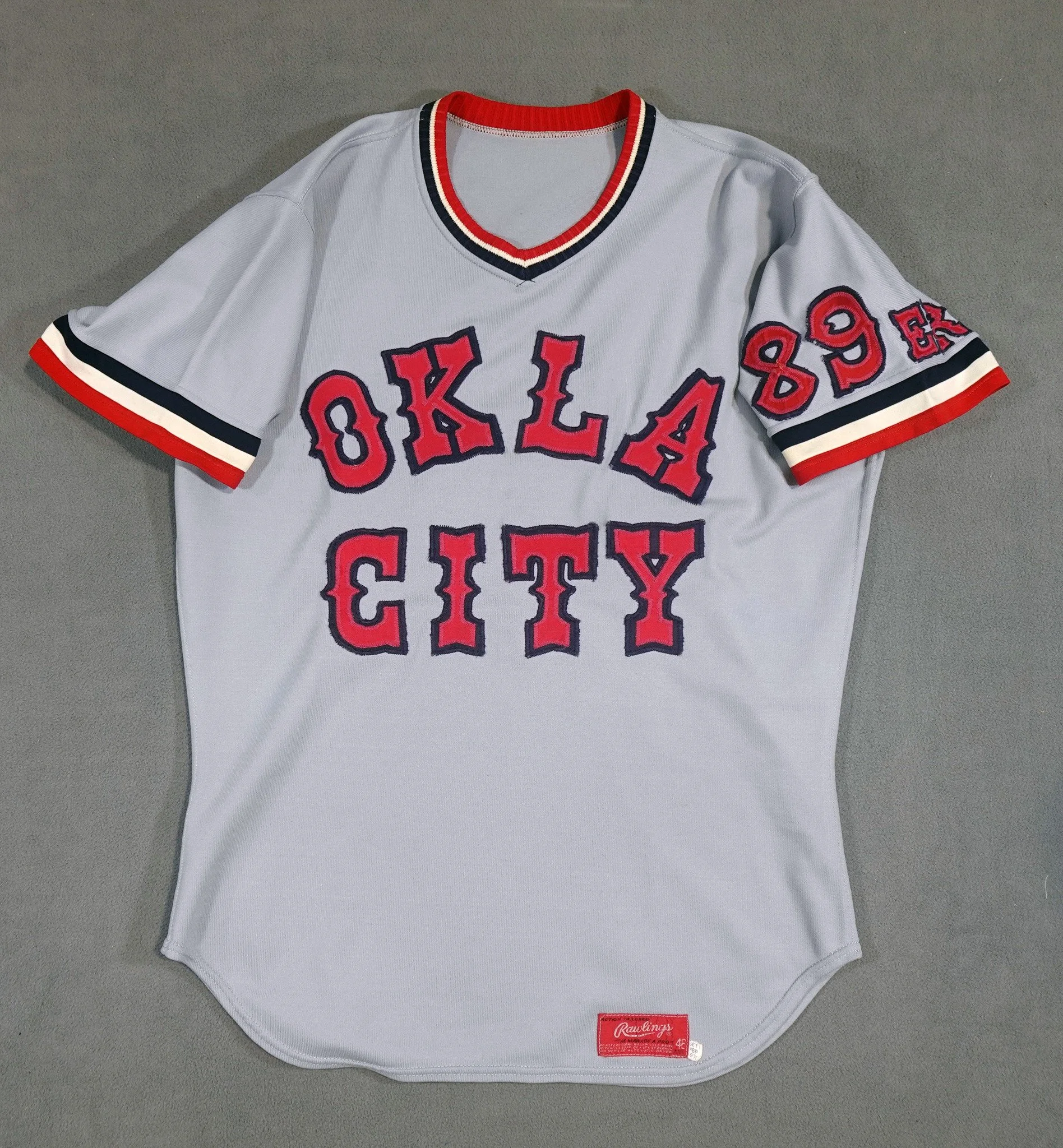 1972 Cleveland Indians RE-LETTERED as OKC 89ers
