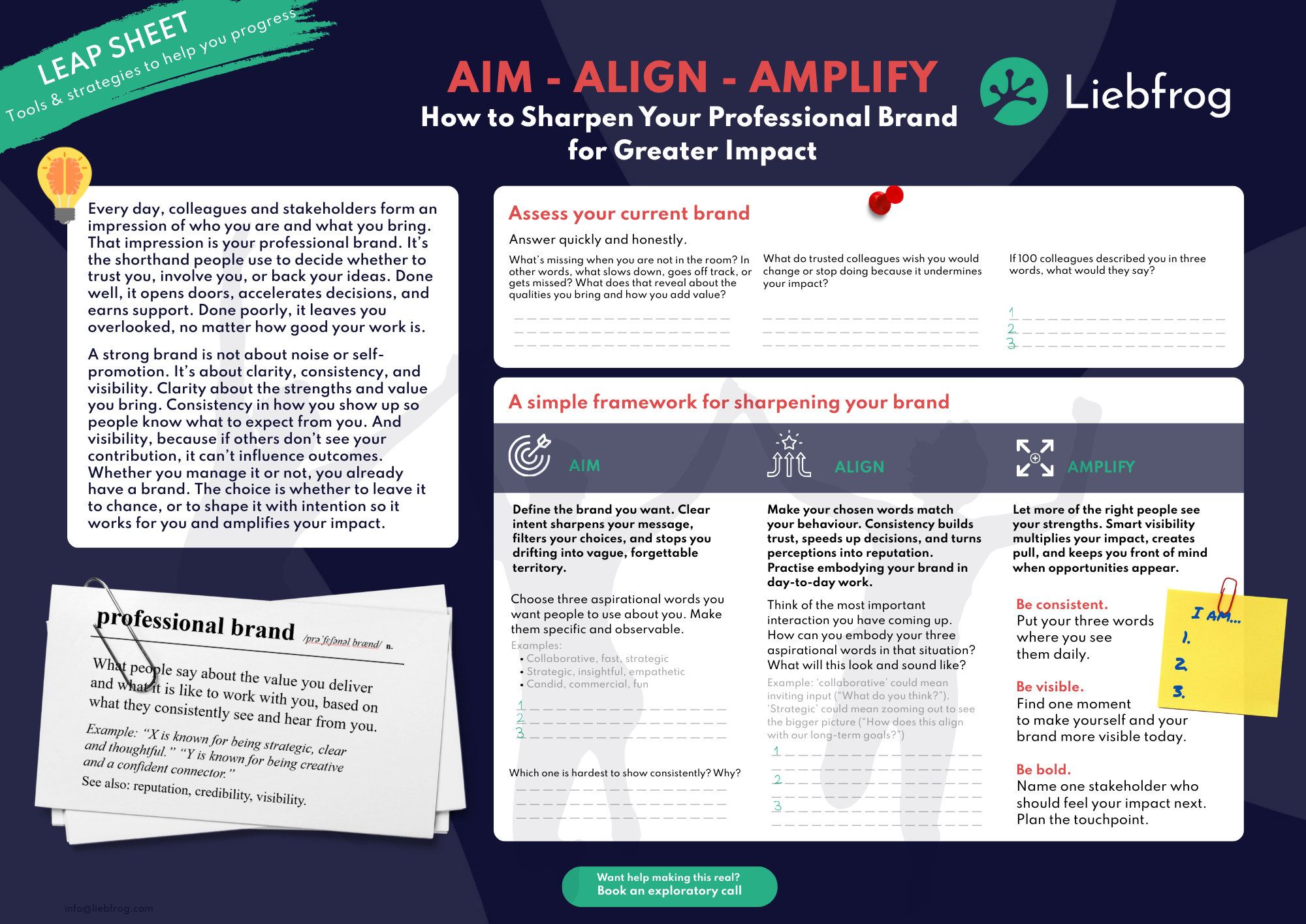 How to sharpen your professional brand