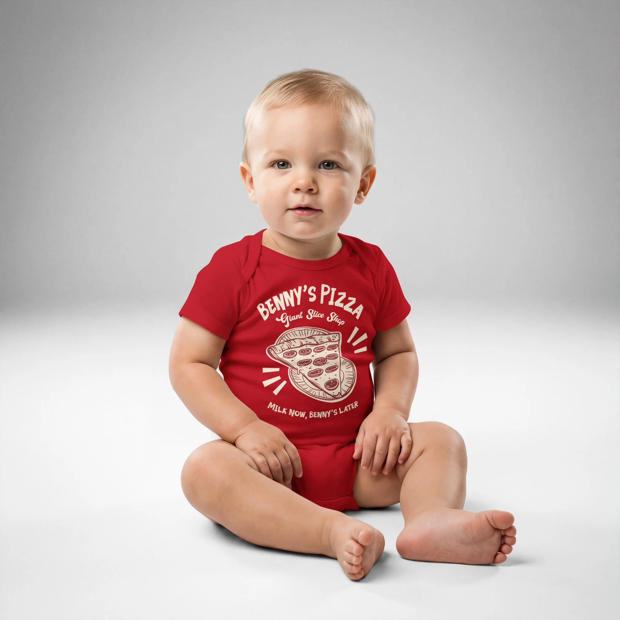 Baby's Slice Shop Body Suit