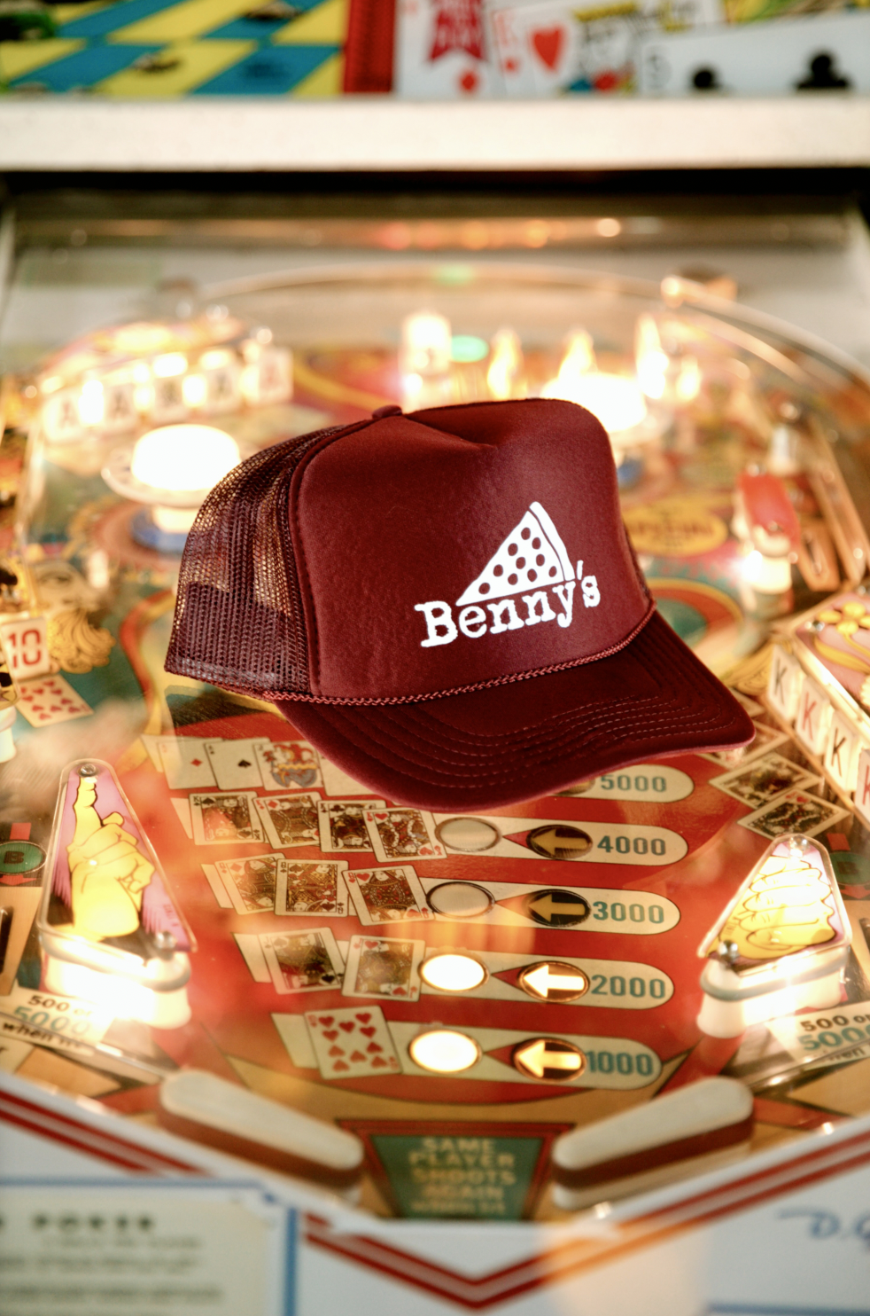 Maroon Benny's Hat