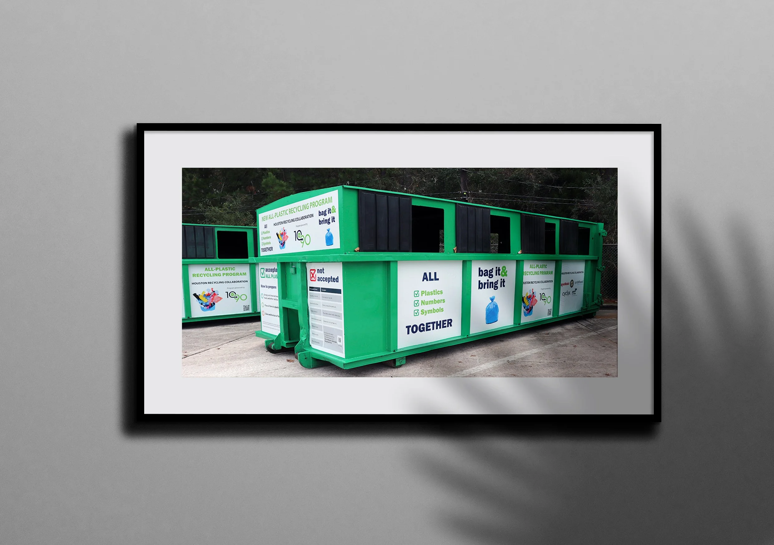 Cyclyx - Kingwood Recycling Center Signage