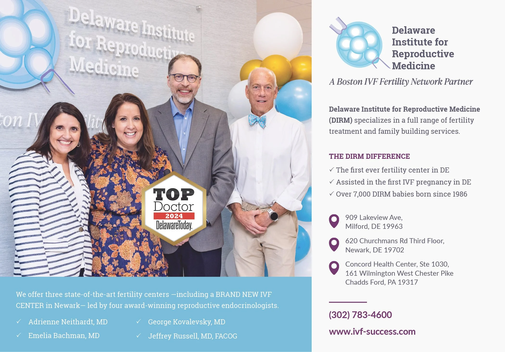 Delaware Magazine Top Doctor Ad