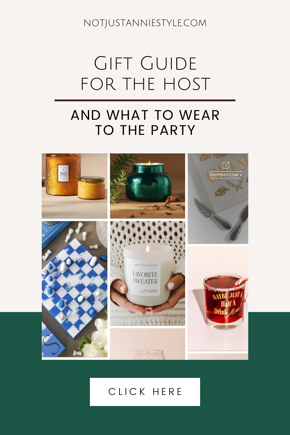 Gift Guide for the Host and What to Wear to the Party