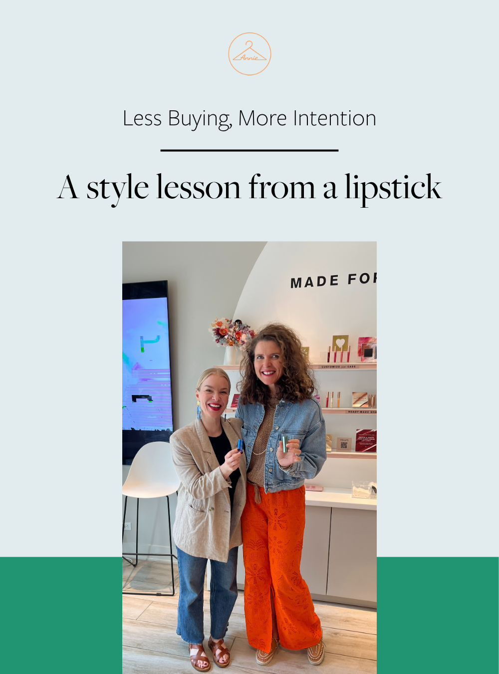 From No New Things to a New Lip Color: A Fresh Take on Style