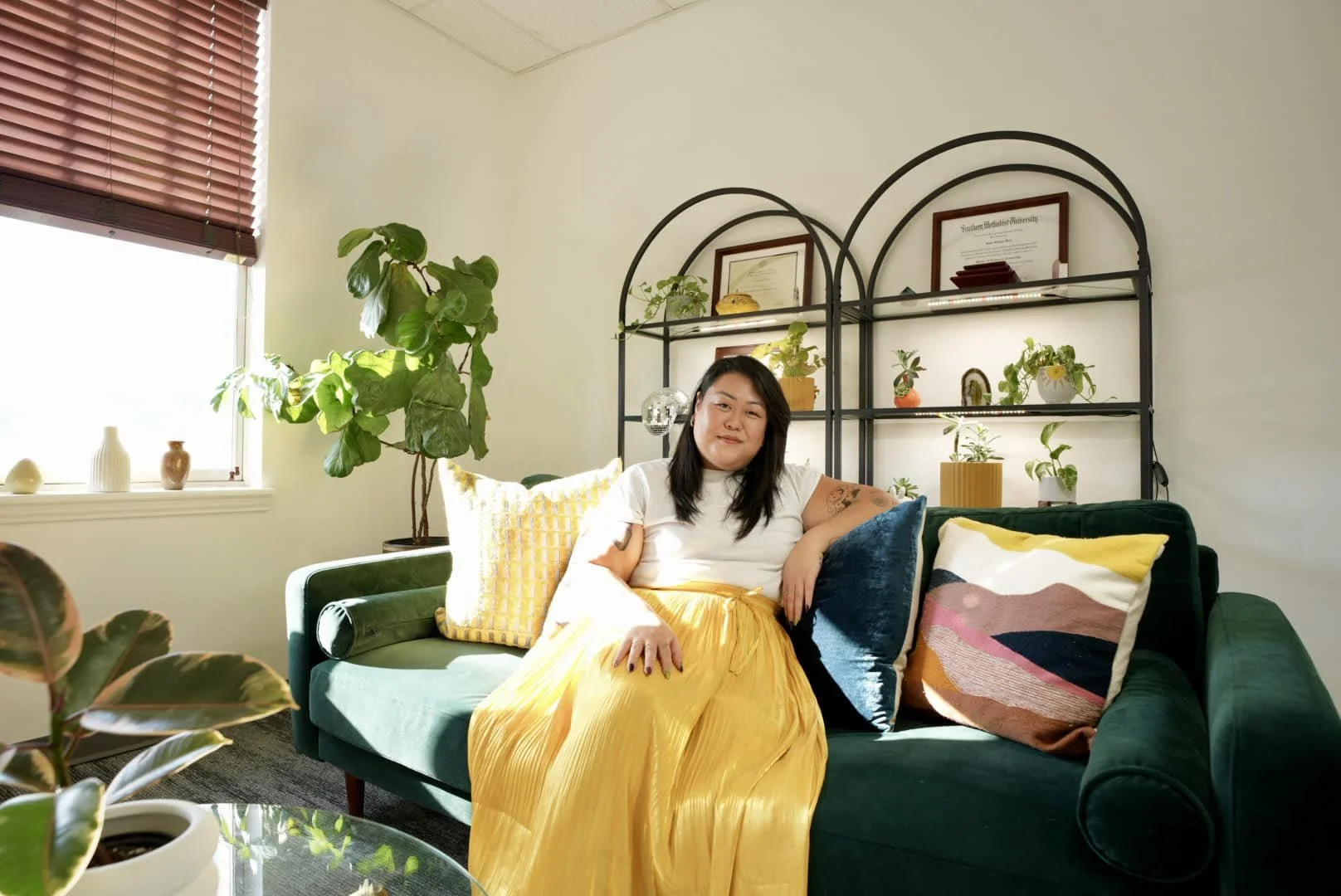 Taking a moment to sit where my clients will soon be sitting&mdash;this space holds so much promise for growth, reflection, and healing. Every person who steps into this room brings their own unique story, and it&rsquo;s a privilege to be part of the