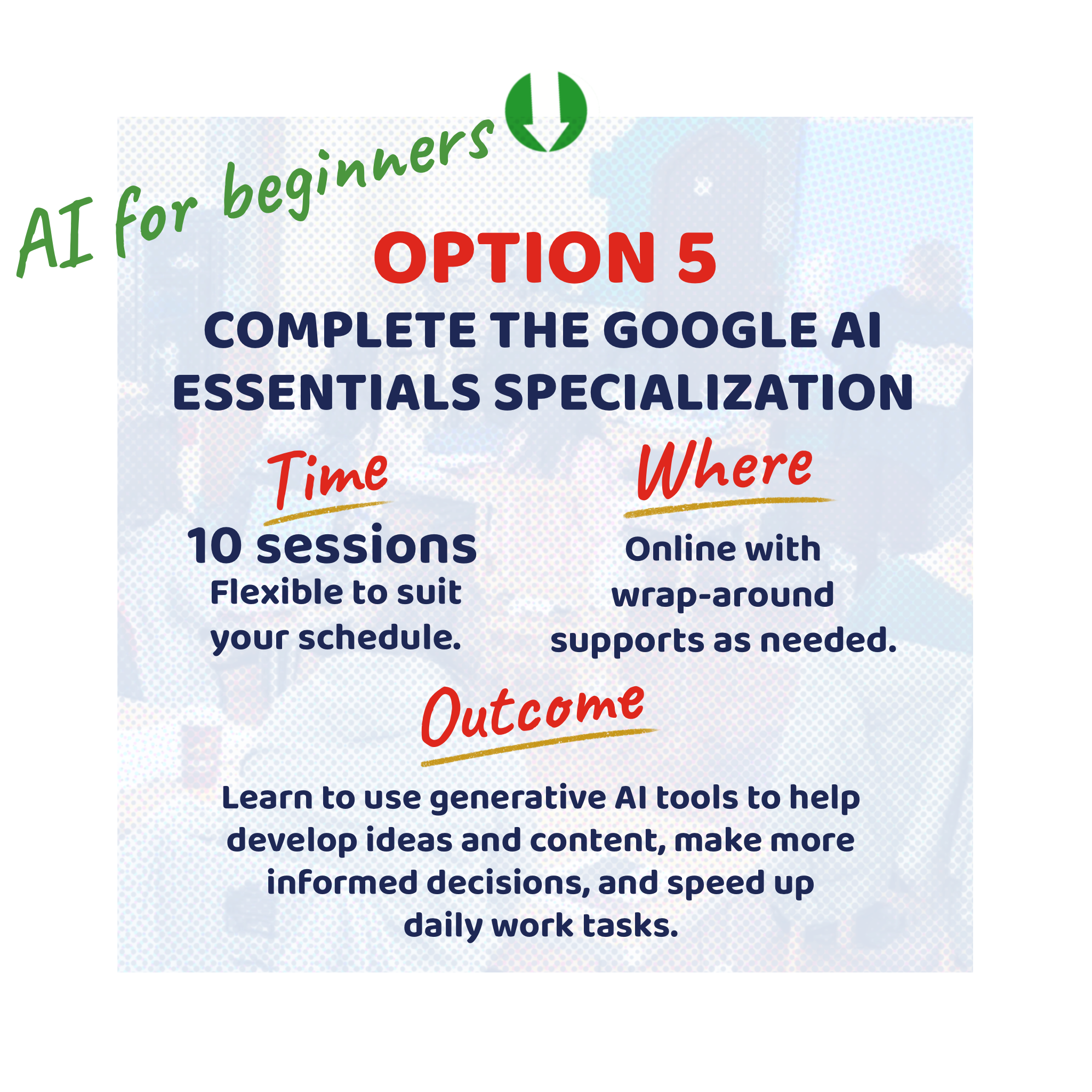 Option 5 - Google AI Essentials Specialization