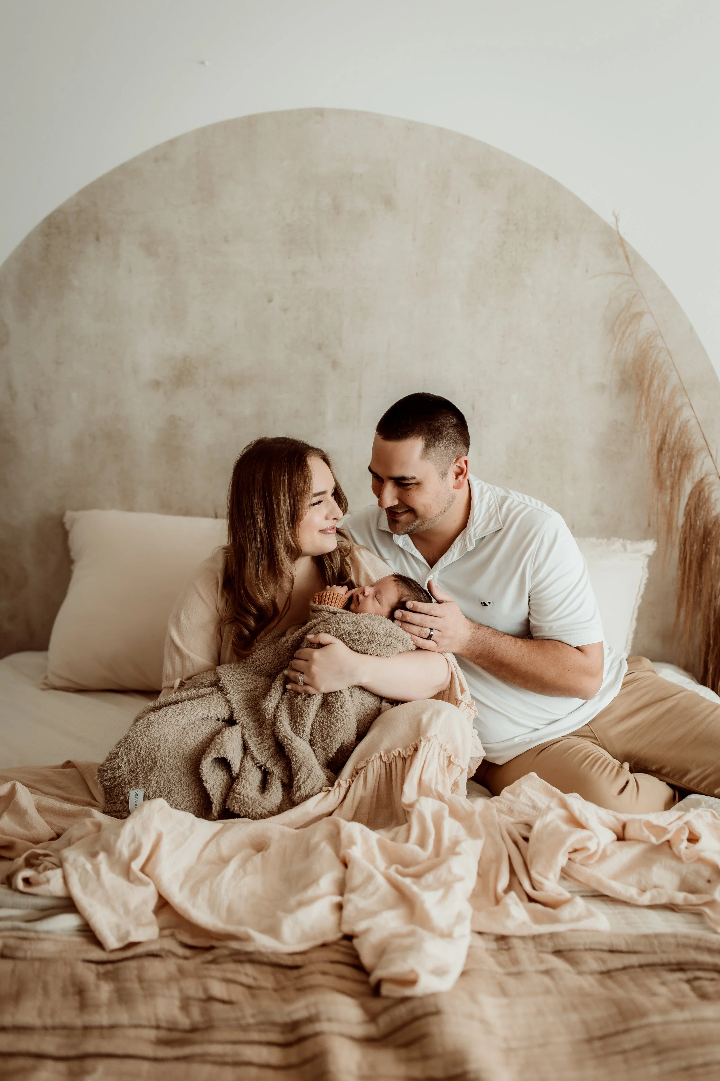 Beautiful documentary-style newborn photography in Wichita Kansas