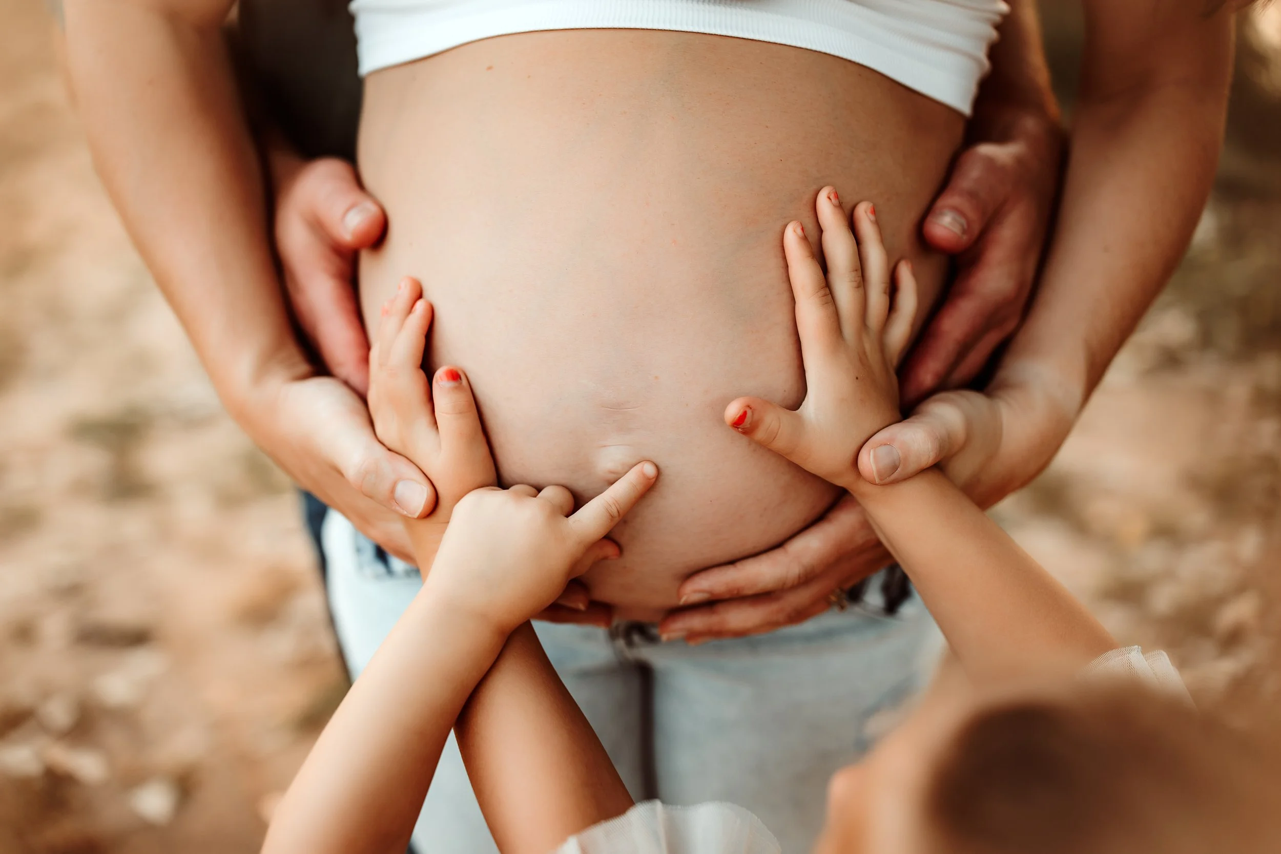 Authentic and relaxed maternity portraits by Megan Renee Photography in Wichita