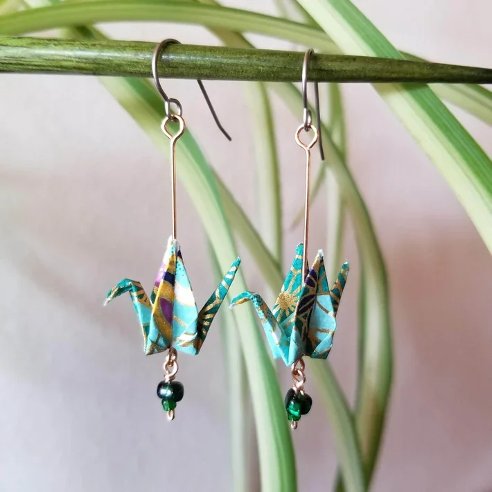 Green Crane Earrings.webp