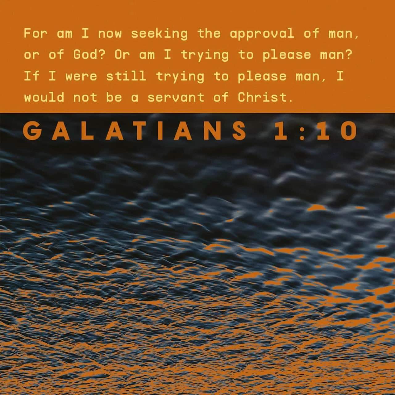 Whose approval are you chasing?