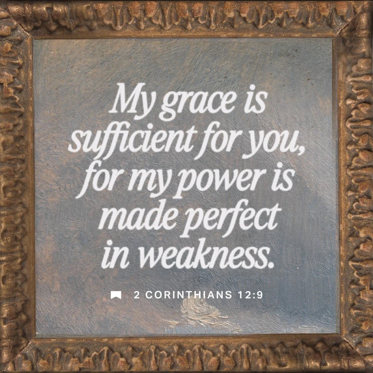 At your weakest point reach for God and find His power to see you through.