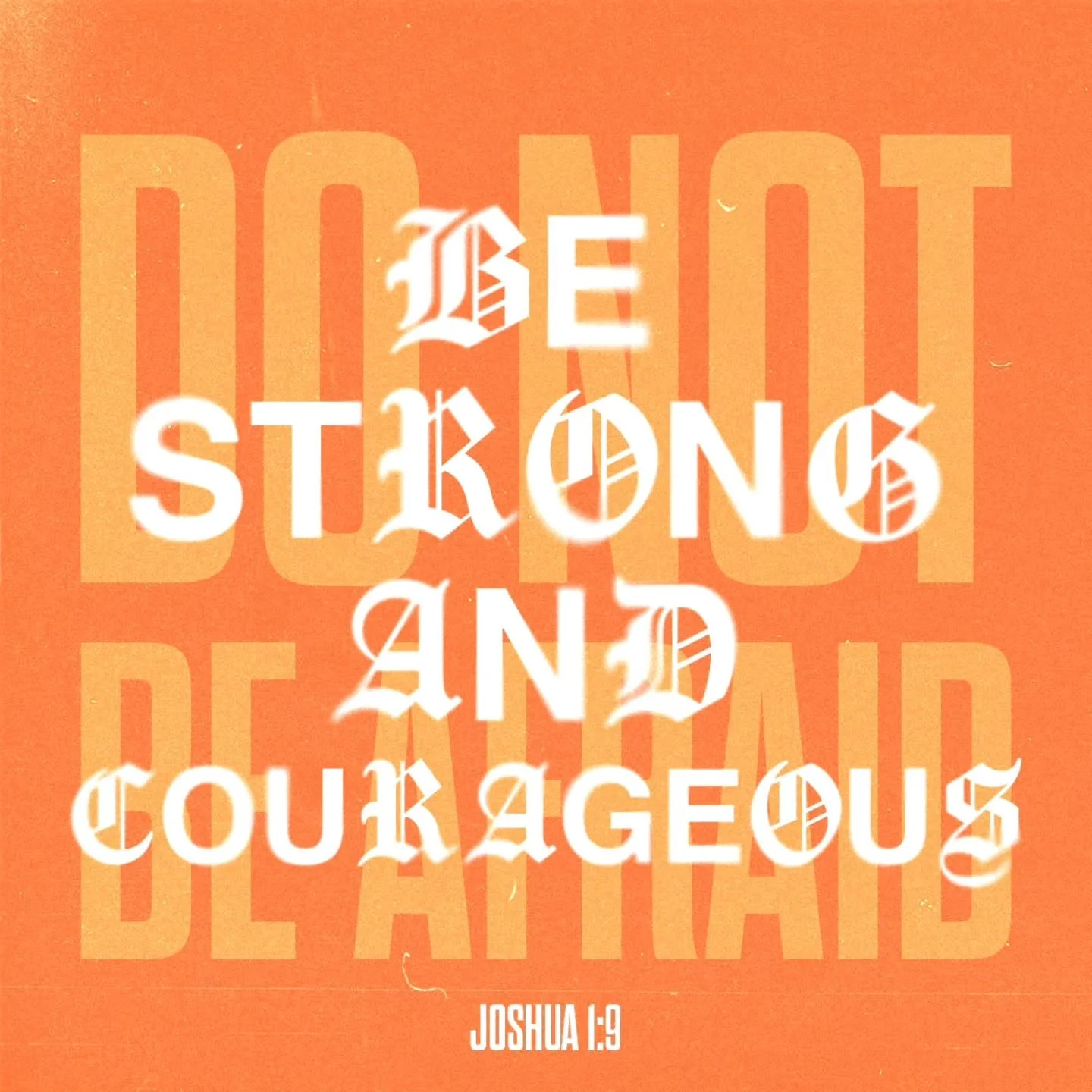 Strength and courage in the life of a believer doesn't look the same as the world... it looks like dying to self, putting other's needs before yours, remaining calm when life gets out of control, and trusting God fully in all areas of your life... th
