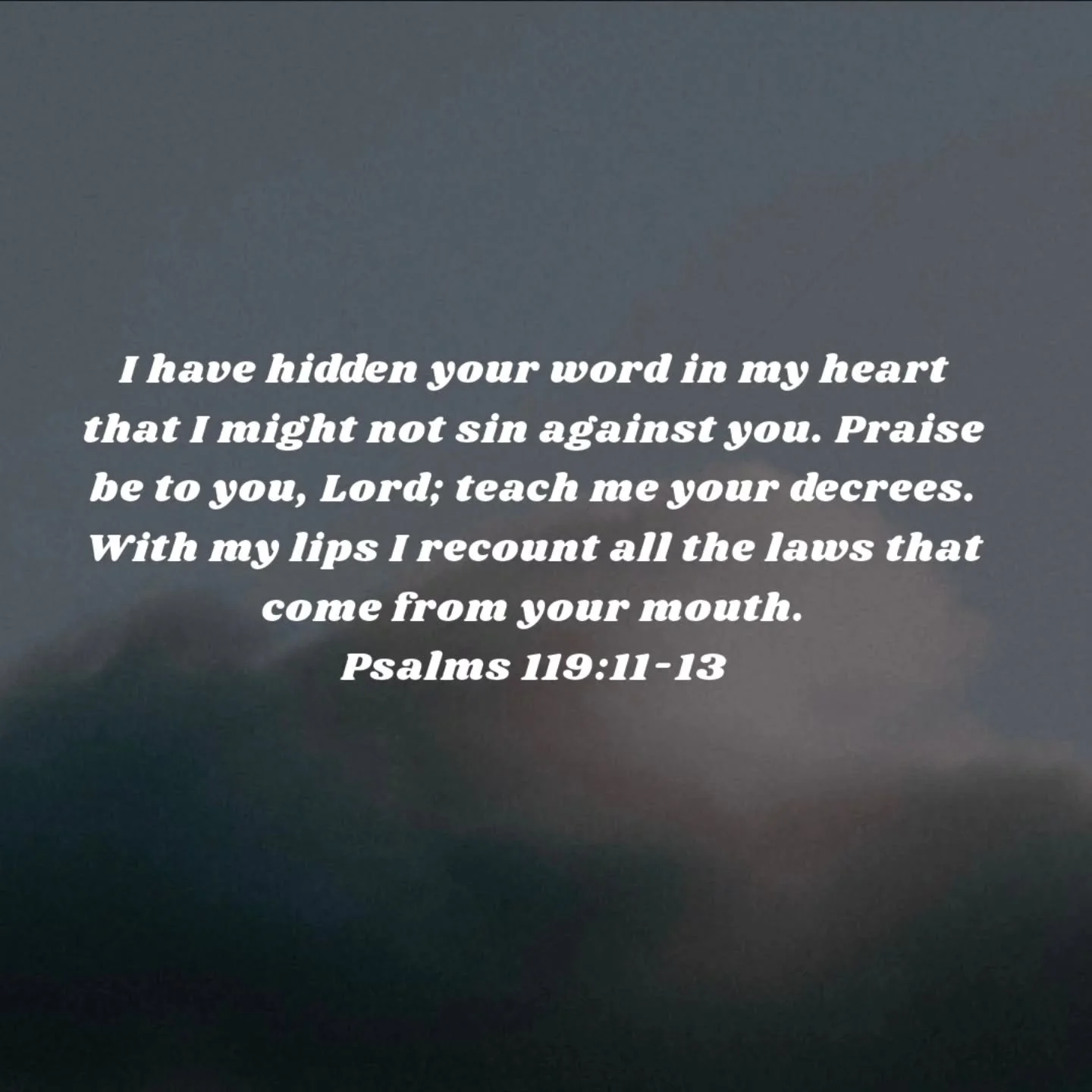When we take God's living, active Word into our hearts, it changes us... not that we now have a lengthy list of rules to follow but that we have an unapologetic desire for our Creator and want to honor and love him back with our whole hearts... and t