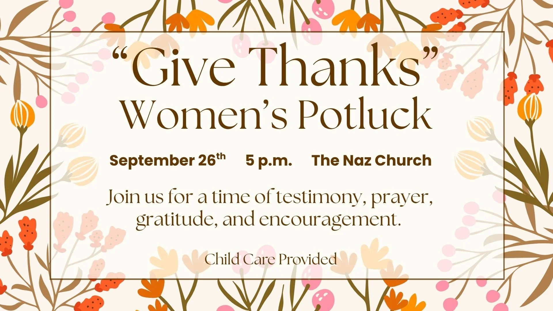 Women's Ministry Event 