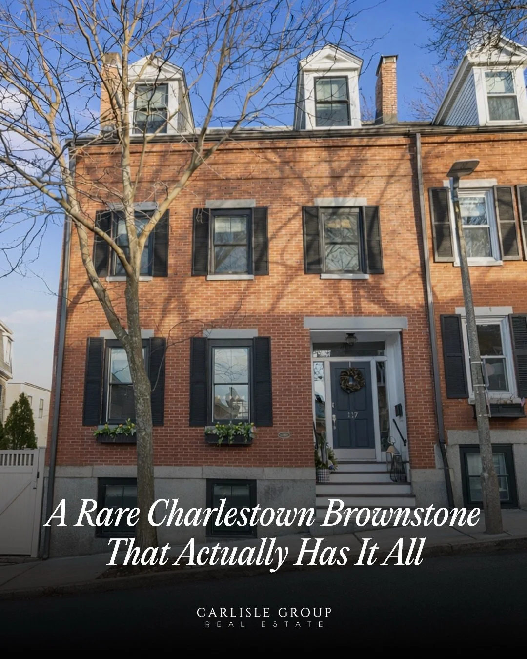 Most Charlestown buyers end up compromising &mdash; on space, layout, or parking. This one doesn&rsquo;t make you choose.

🎈Open House
Saturday, 3/28 from 11am-2pm
Sunday, 3/29 from 10am-12pm

&bull; True single-family brownstone across four full le