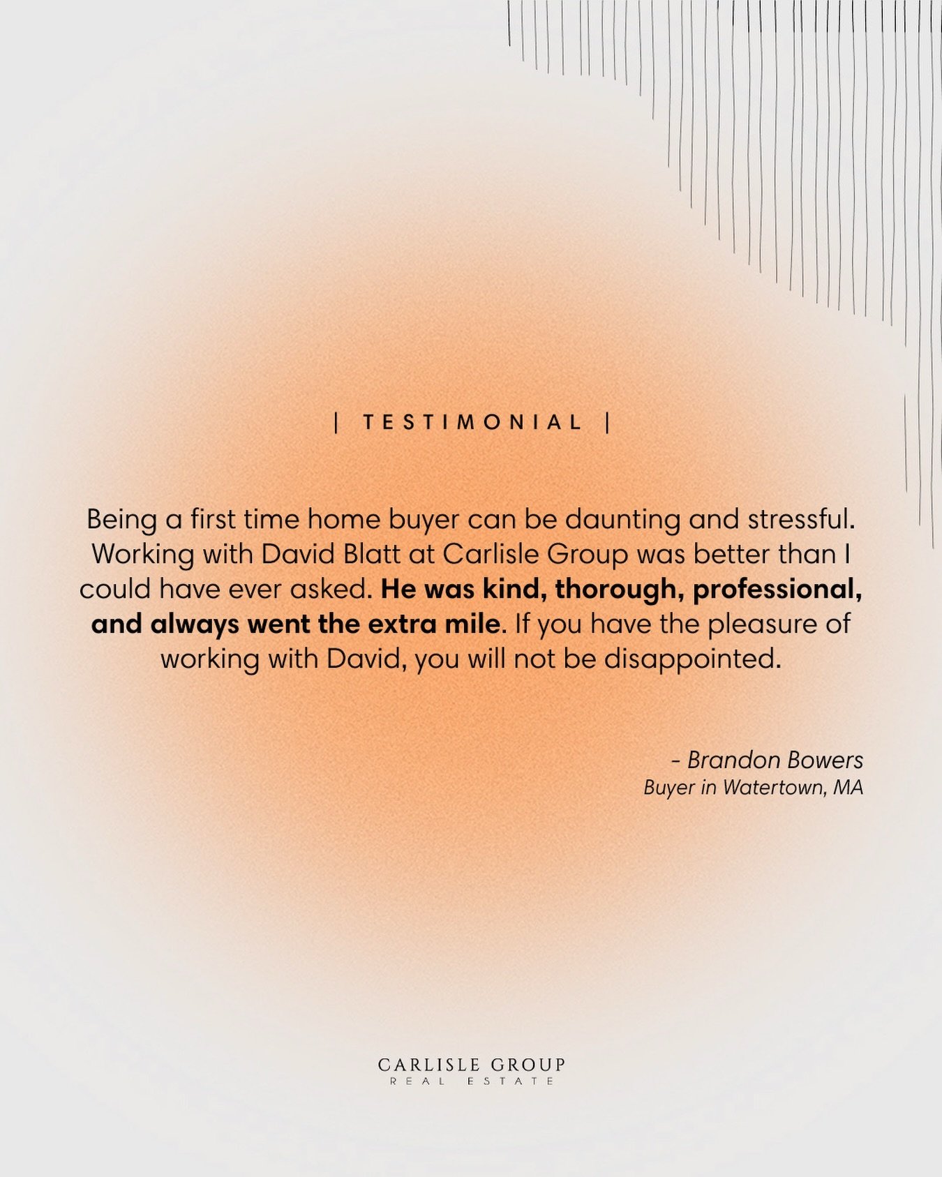 Most first-time buyers don&rsquo;t lose deals because of the market&hellip; they lose because they don&rsquo;t have the right agent.

This one didn&rsquo;t.

Working with @davidblatt2, Brandon had someone patient when it mattered, strategic when it c