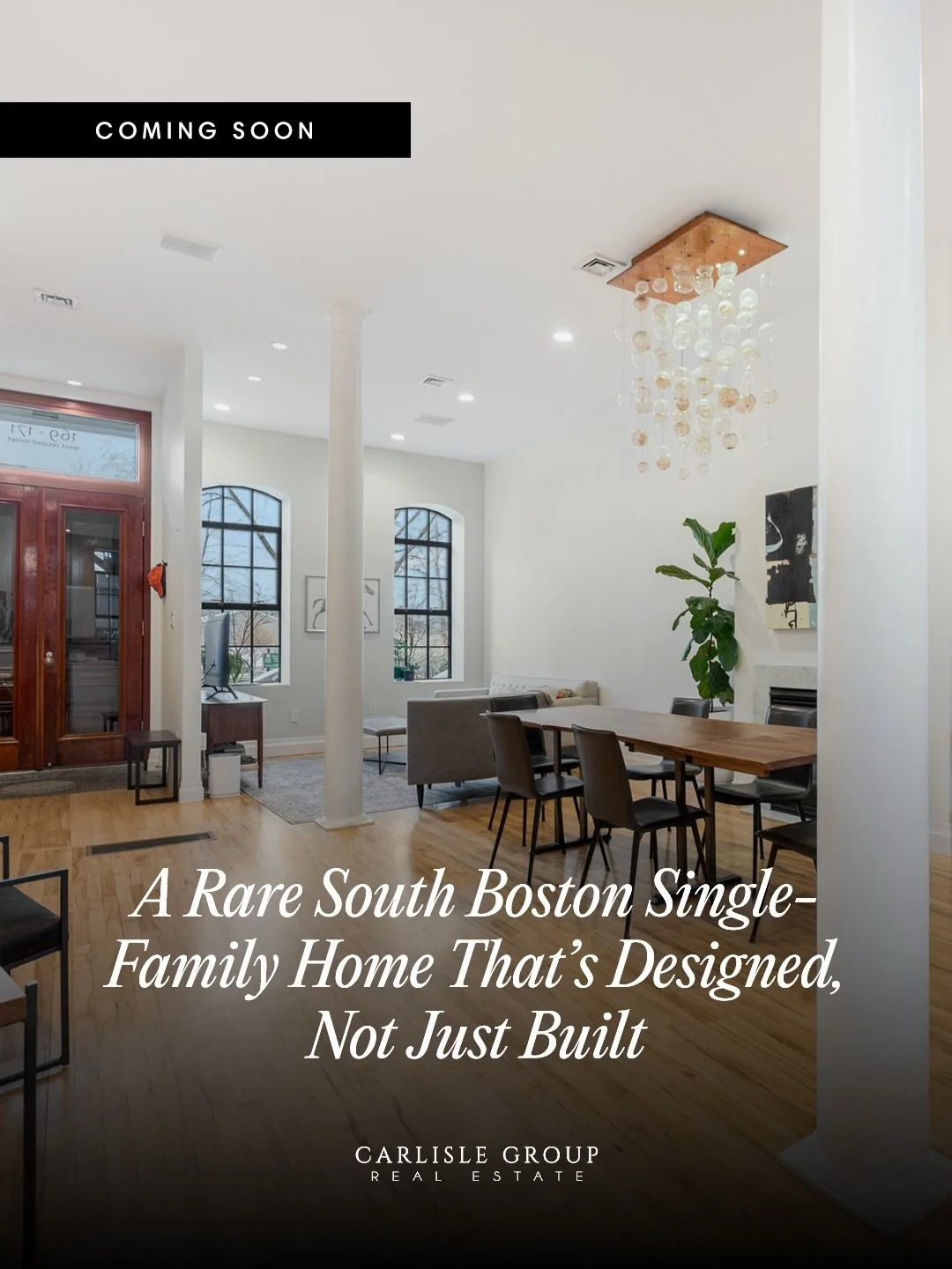 The difference here is immediate: scale, light, and design that actually feels considered. If you&rsquo;ve been waiting for something that doesn&rsquo;t feel like everything else, this is it.

&bull; True brick row single-family (rare in South Boston