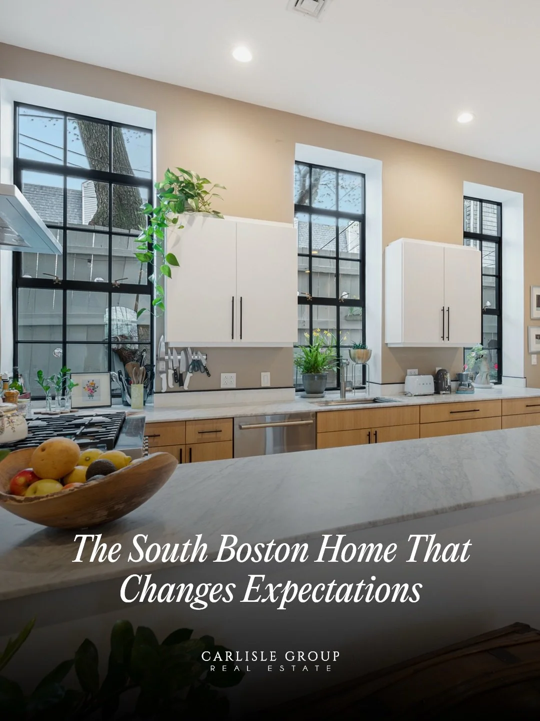 Where architecture (𝘯𝘰𝘵 𝘤𝘰𝘮𝘱𝘳𝘰𝘮𝘪𝘴𝘦) drives the experience. This isn&rsquo;t typical Southie, it&rsquo;s something far more considered.

🎈Open House
Thursday, 5/7 from 5:30-7:30pm
Saturday, 5/9 from 11am-1pm

&bull; True brick row single