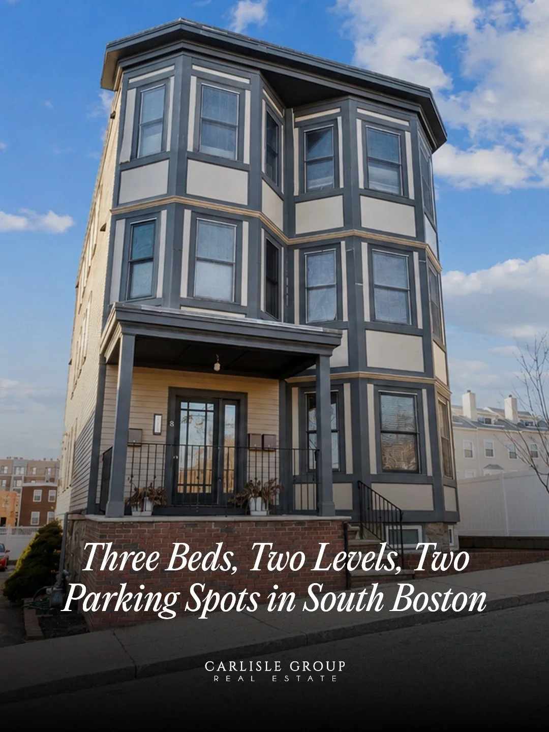 It&rsquo;s hard to find a Southie home that gives you 𝘵𝘩𝘪𝘴 𝘮𝘶𝘤𝘩 space without sacrificing location.

&bull; Two-level layout with flexible living spaces
&bull; Sun-filled open-concept main floor
&bull; Gas fireplace + crown molding throughout
