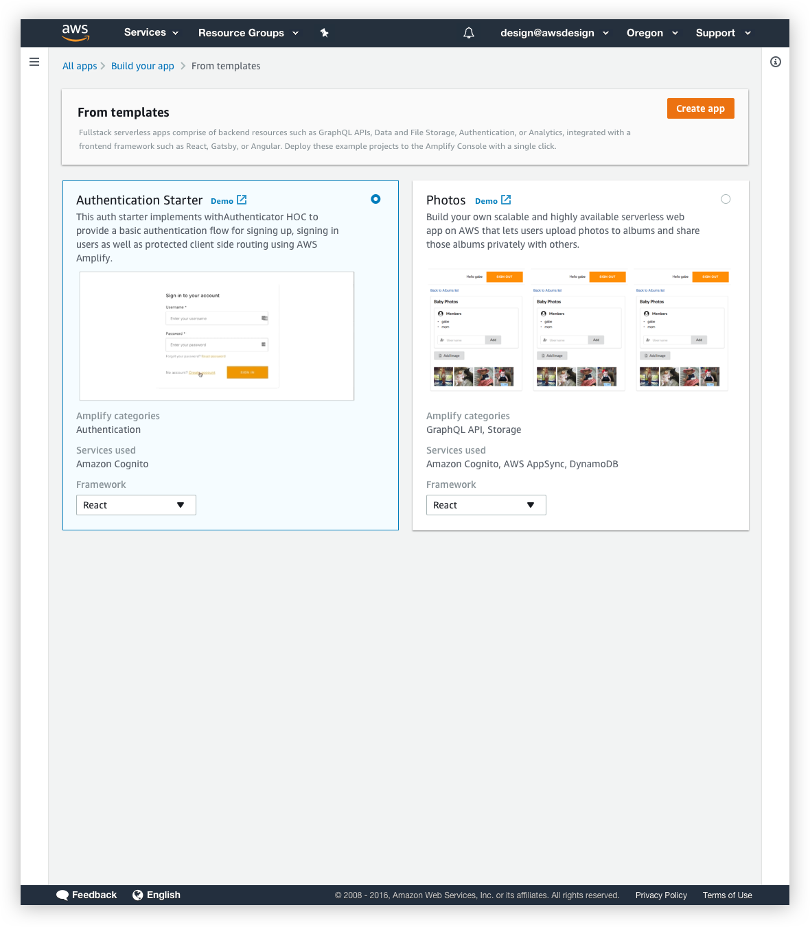 The new onboard using templates UI