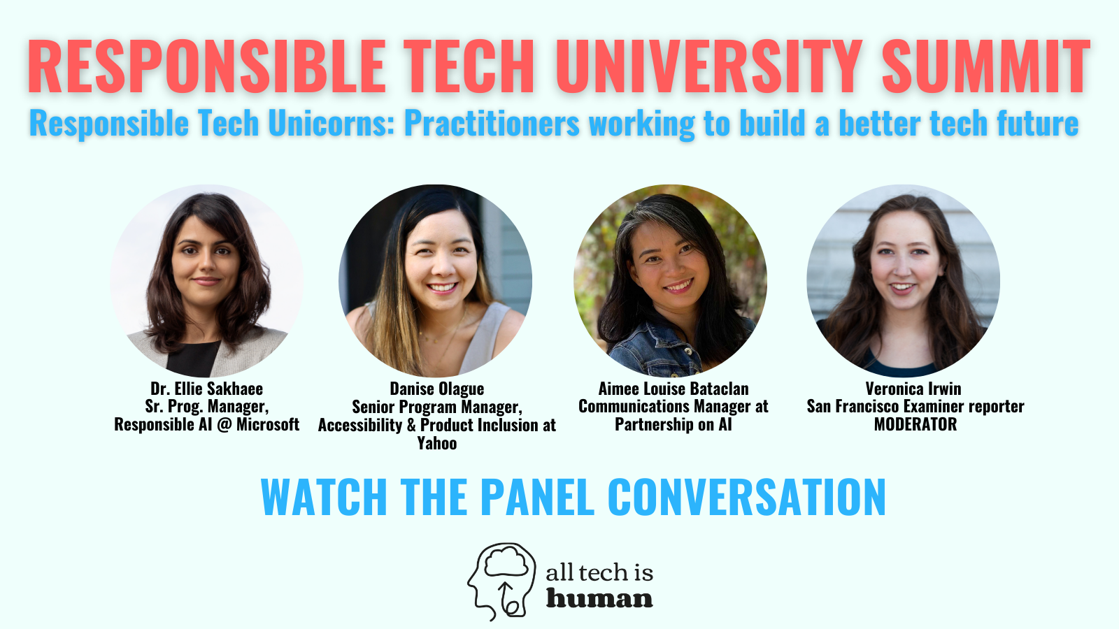 Responsible Tech Unicorns: Practitioners working to build a better tech future