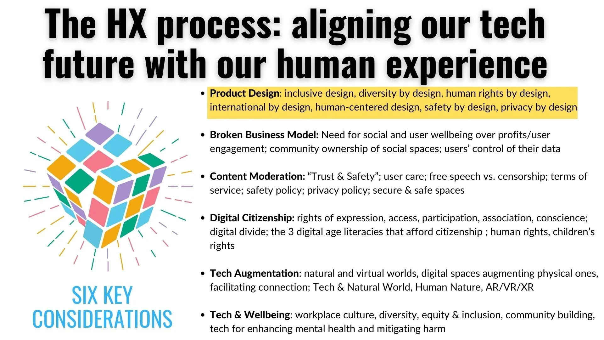 10 HX Organizations: Product Design