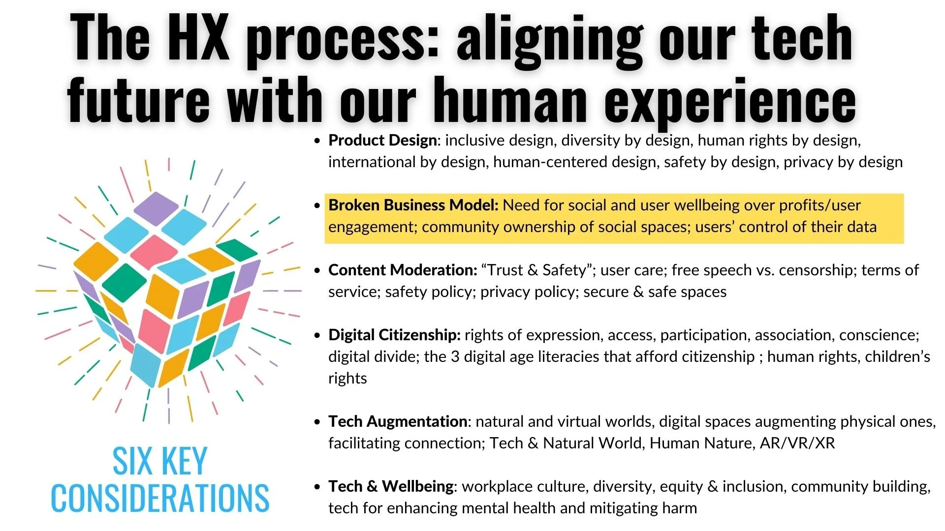 7 HX Organizations: Broken Business Model
