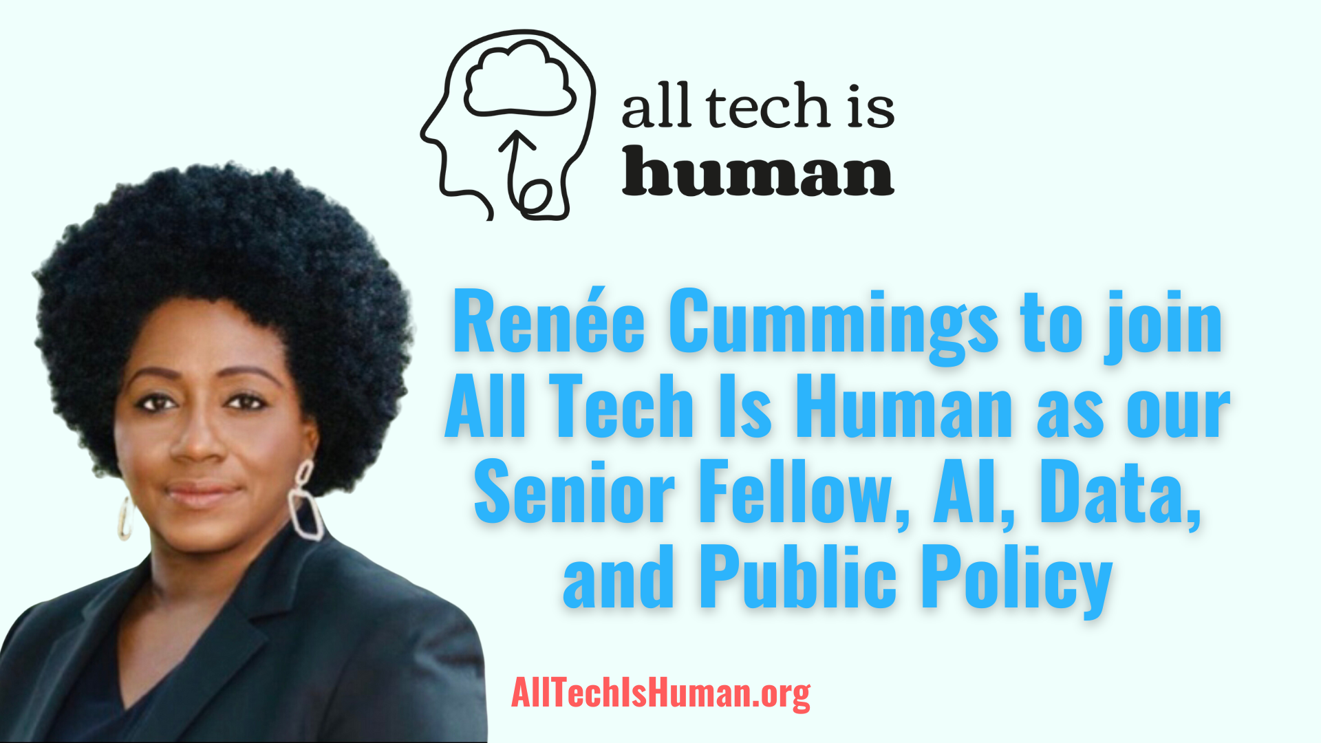 Acclaimed Responsible AI Expert Renée Cummings to Join All Tech Is Human as a Senior Fellow, AI, Data, and Public Policy