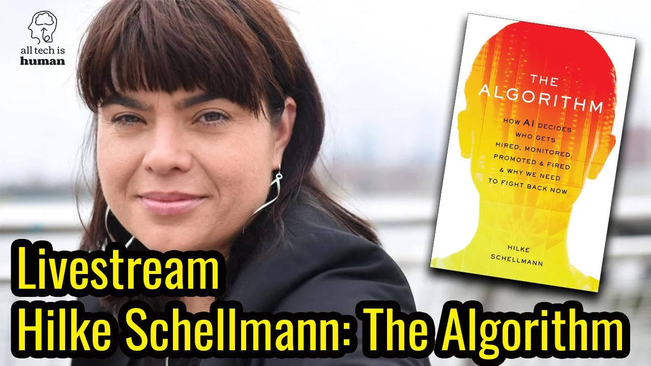 Livestream Recap: Hilke Schellmann, Author of The Algorithm, in conversation with Rebekah Tweed