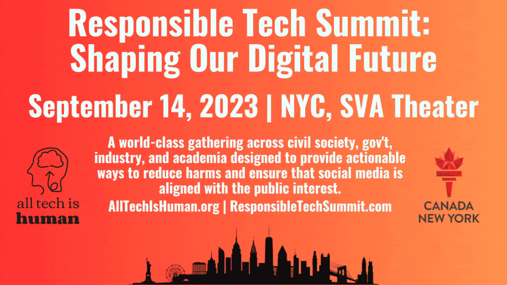 Responsible Tech Summit Shaping Our Digital Future September 14