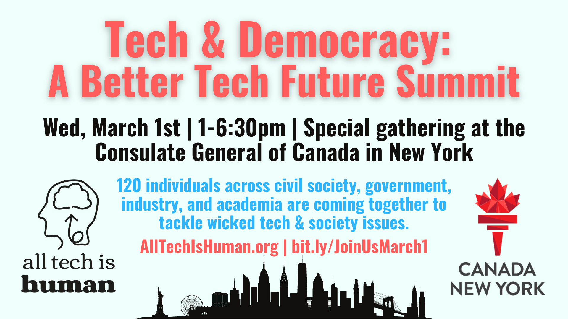 Tech & Democracy A Better Tech Future Summit 2023 🇨🇦 — All Tech Is Human