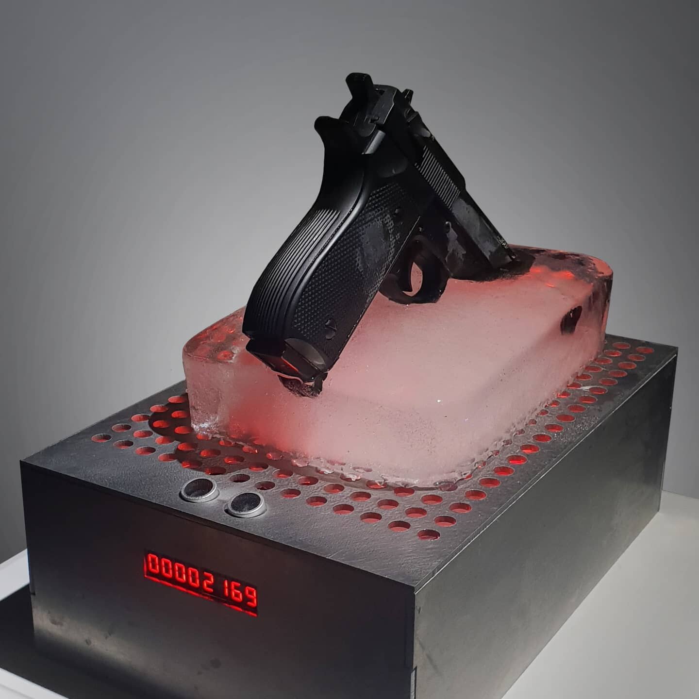 change doesn't happen when you stand idly by.
-
on the 335th day of 2019, the total number of mass shootings in the United States exceeds the number of days that have passed in that year. &ldquo;Slow Draw&rdquo; urges the viewer to re-evaluate the re