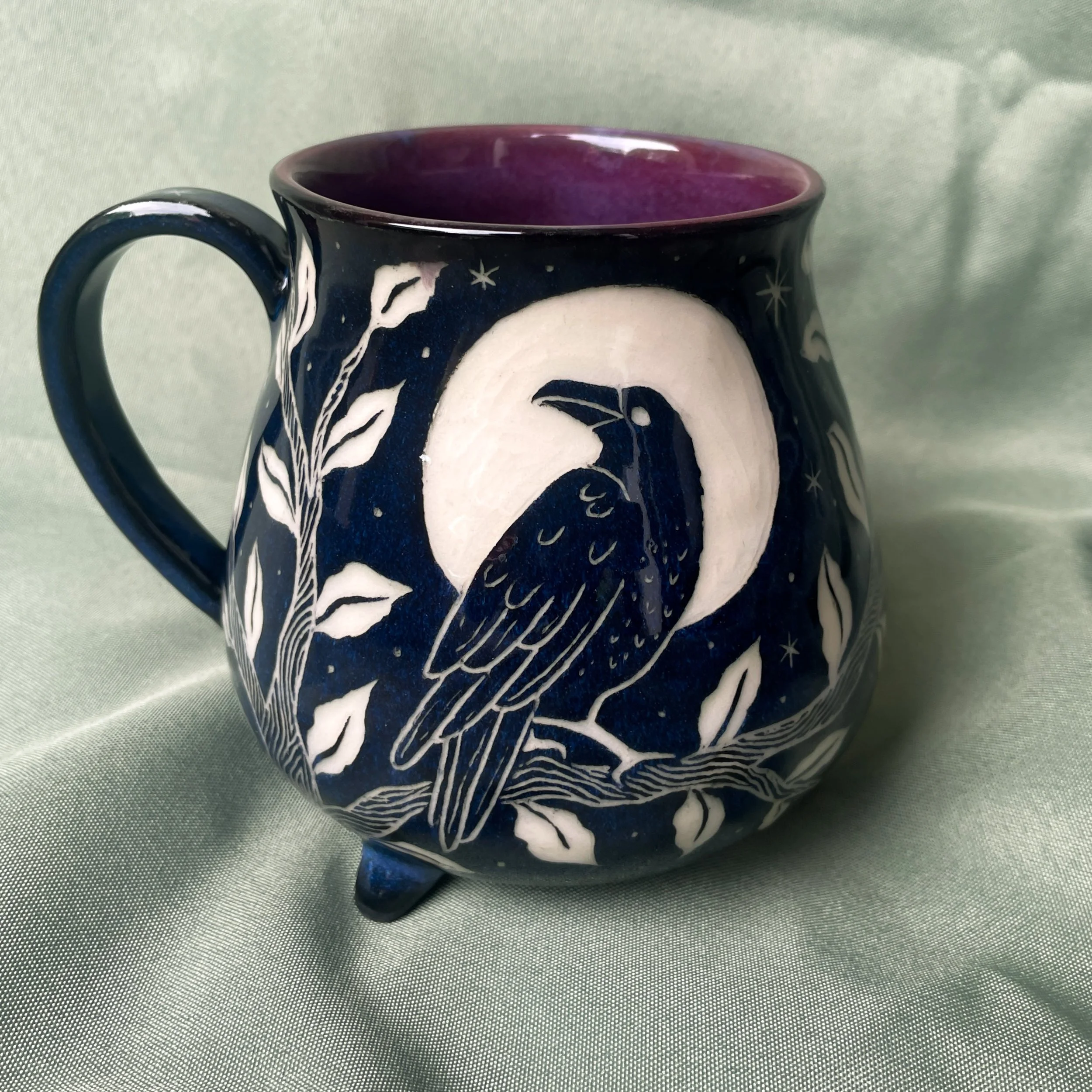 Cauldron Mug - Raven