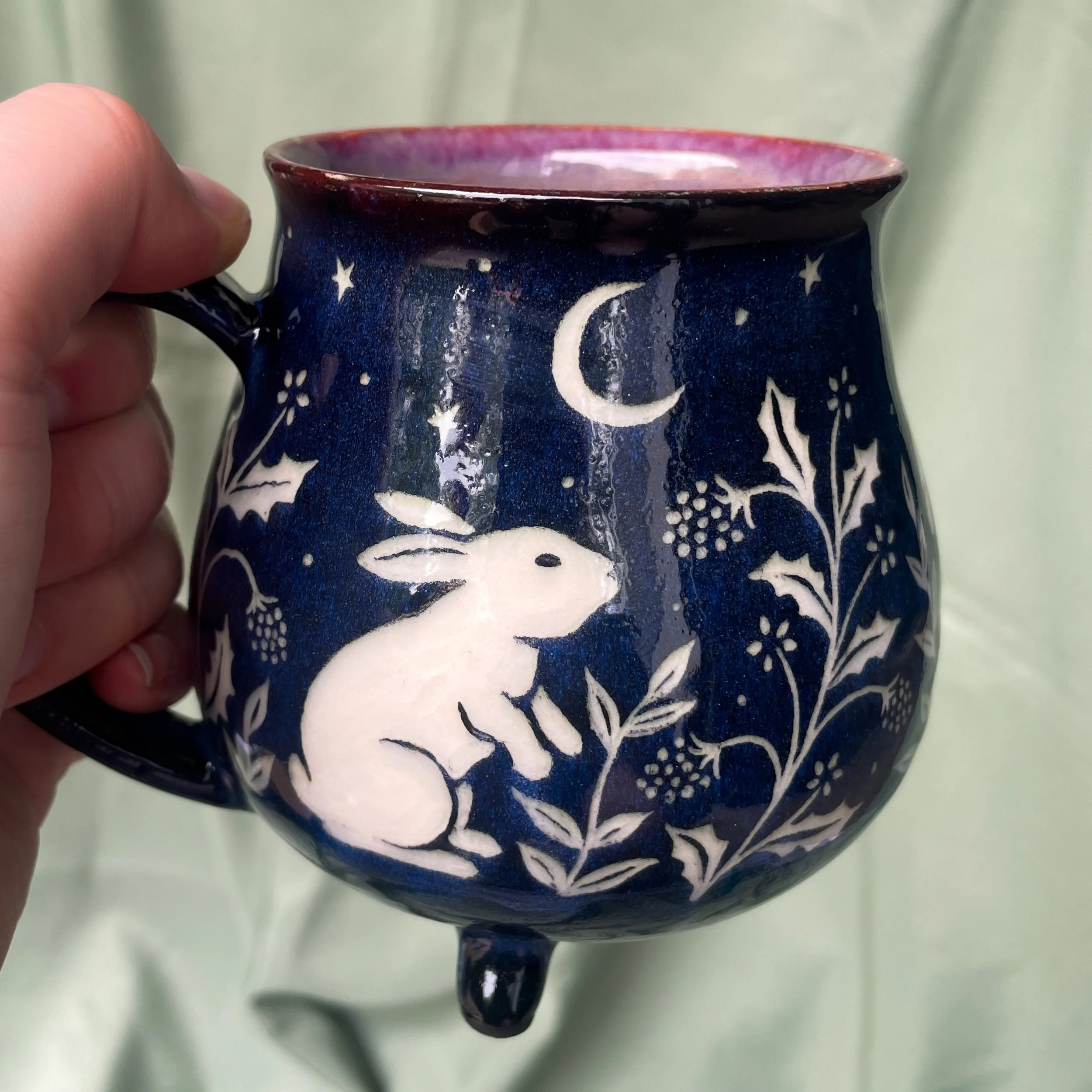 Cauldron Mug - Bunnies