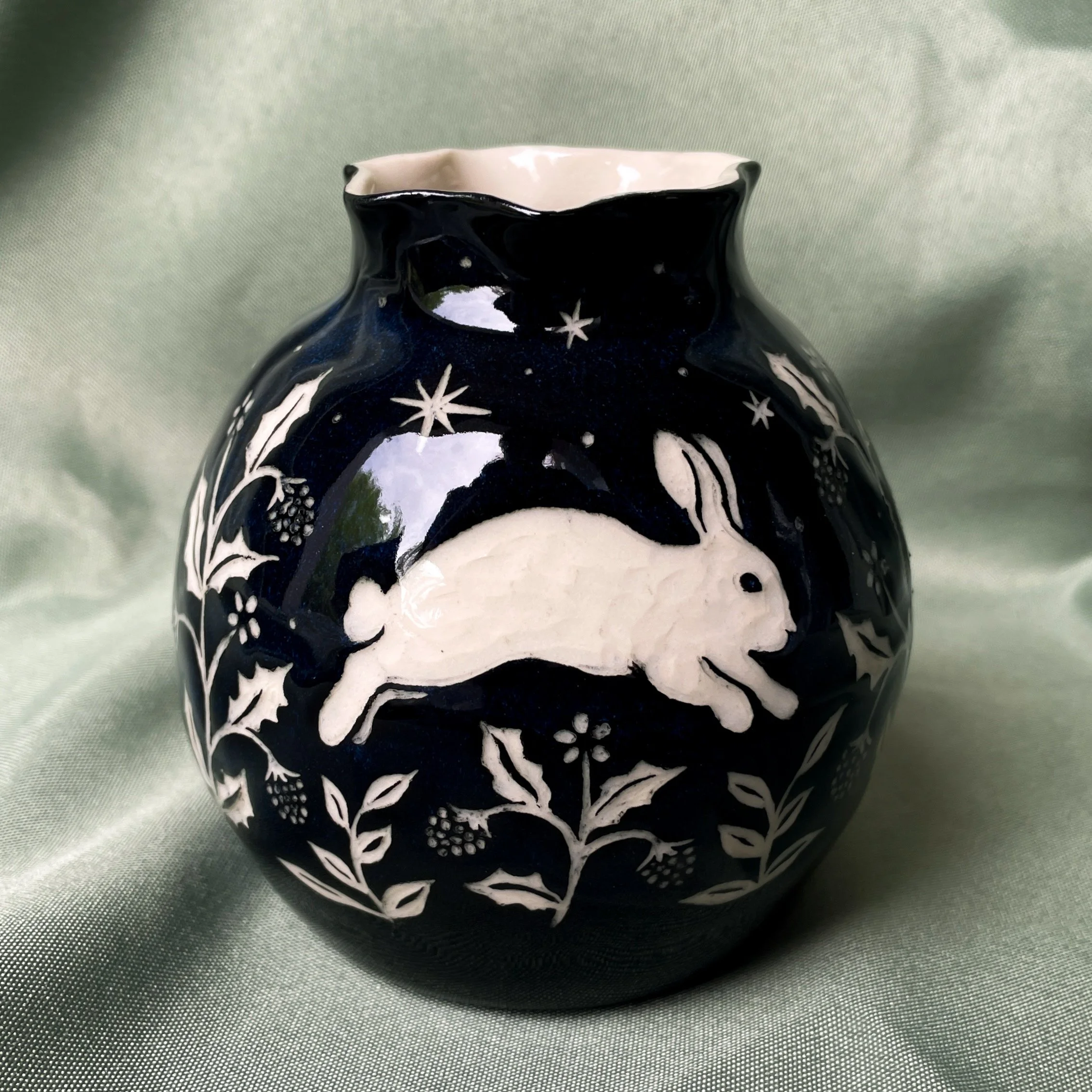 Bud Vase - Bunnies