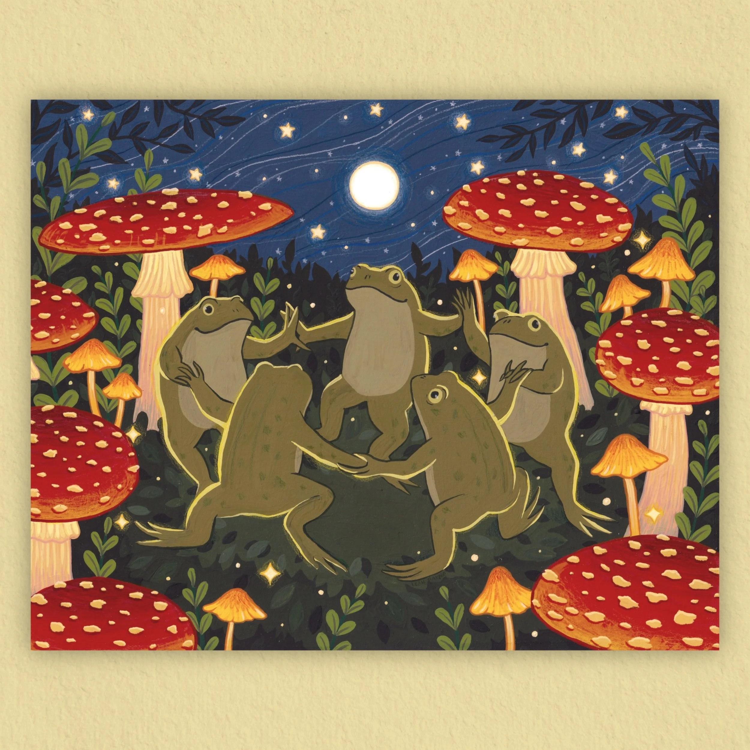 Art Print - The Mushroom Dance