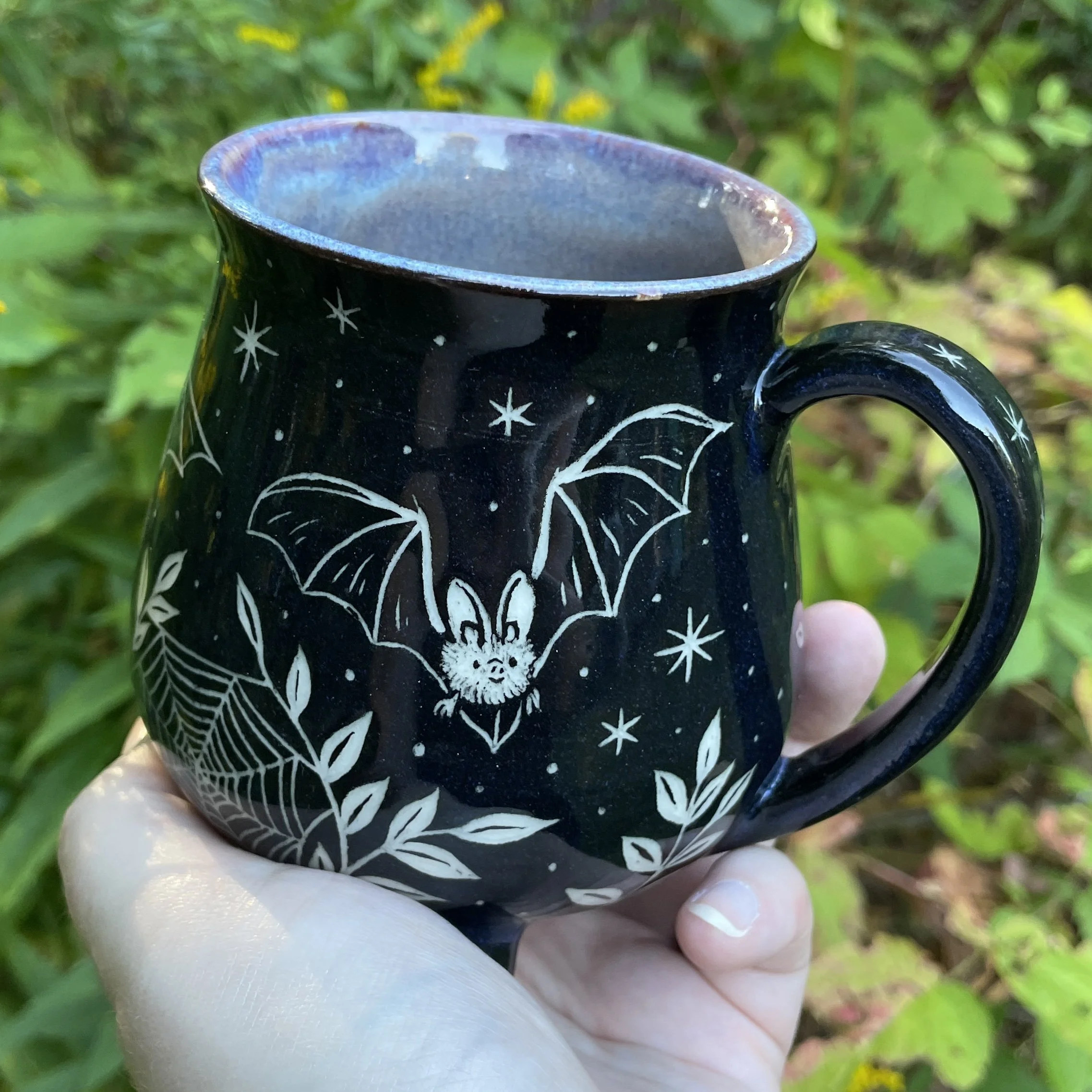 Cauldron Mug - Bats A