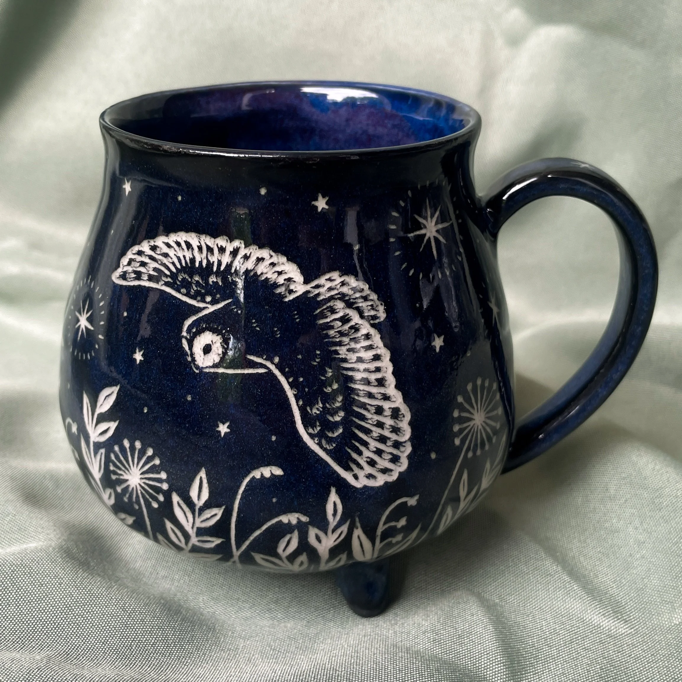 Cauldron Mug - Owls