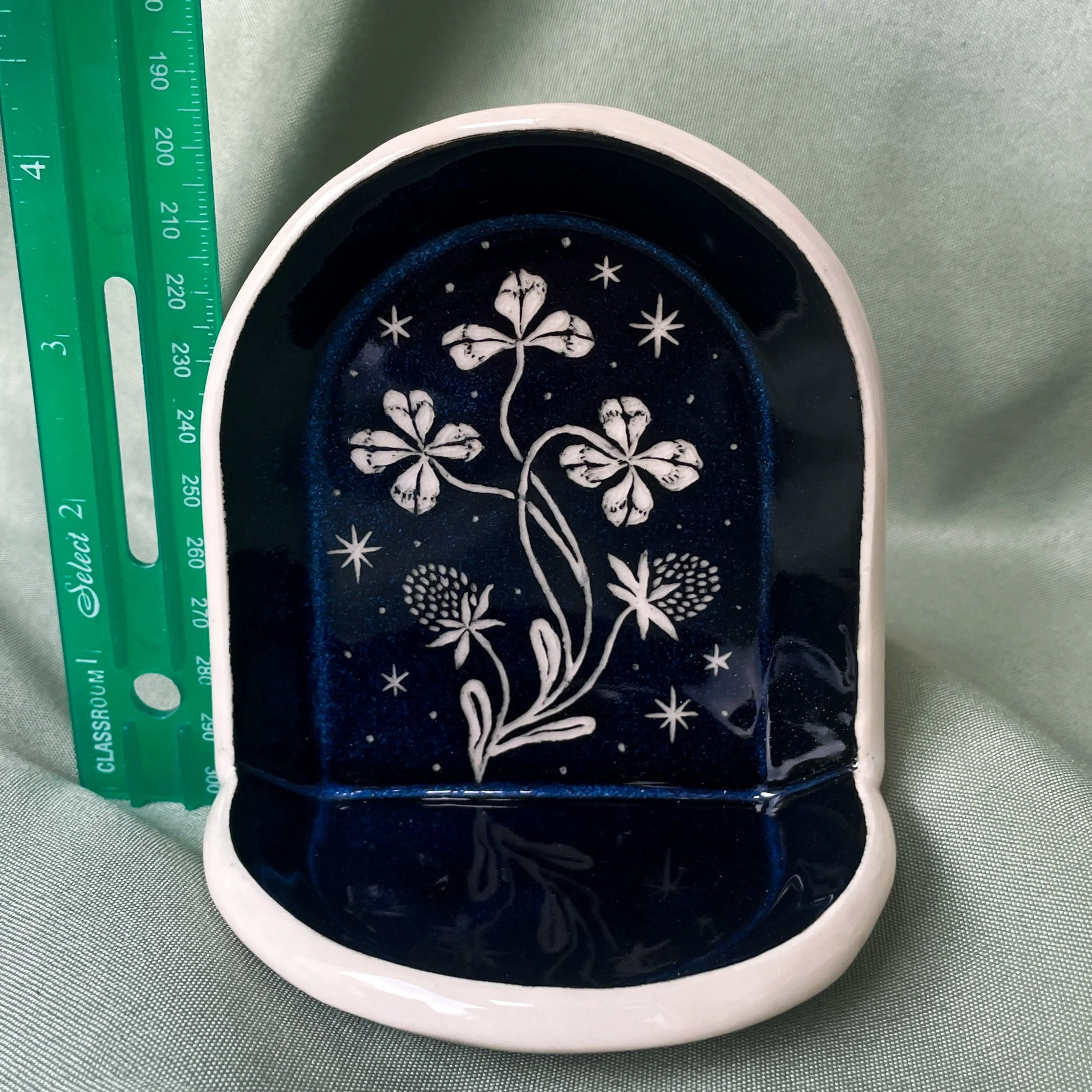altar shelf clover with ruler.JPEG