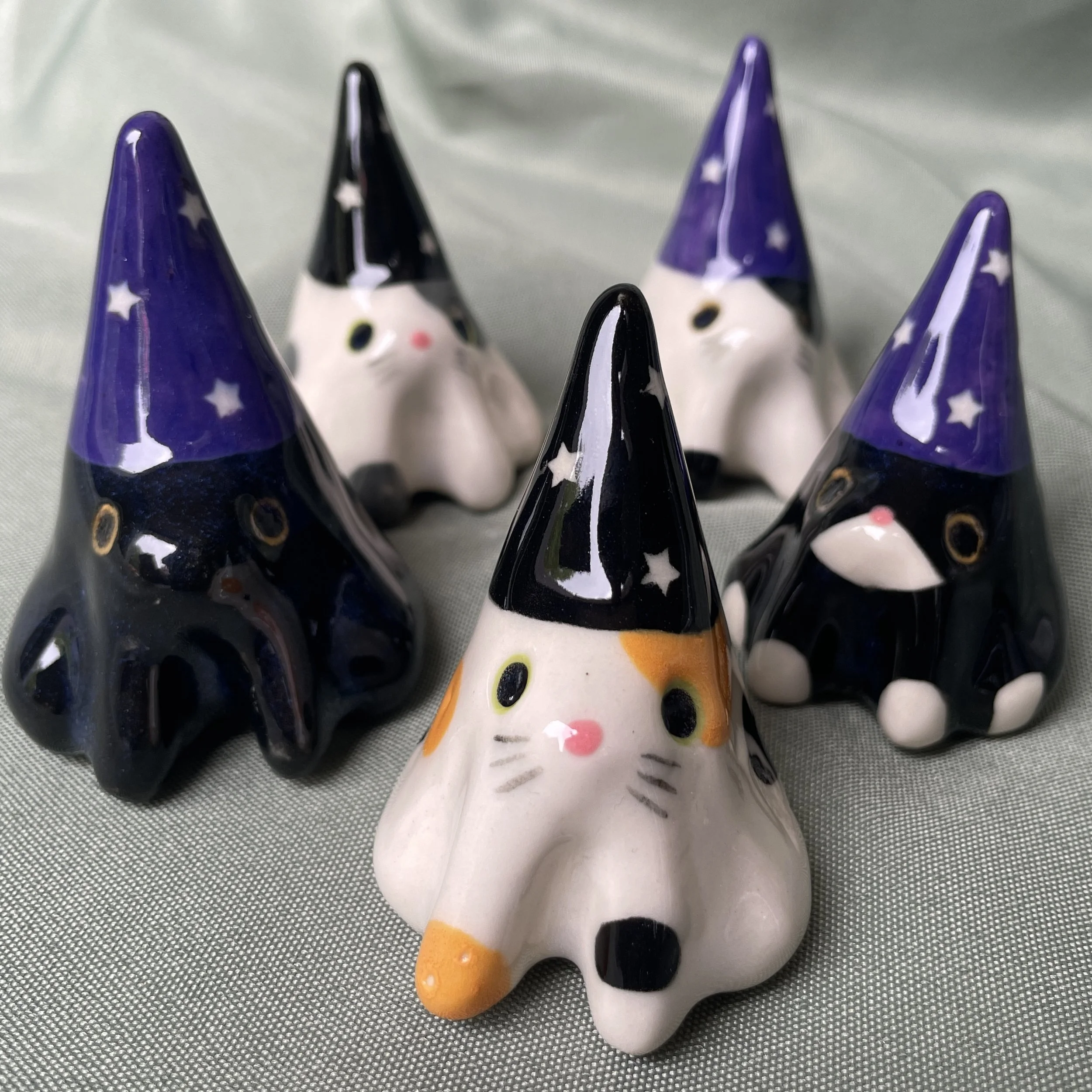 Ceramic Wizard Cat