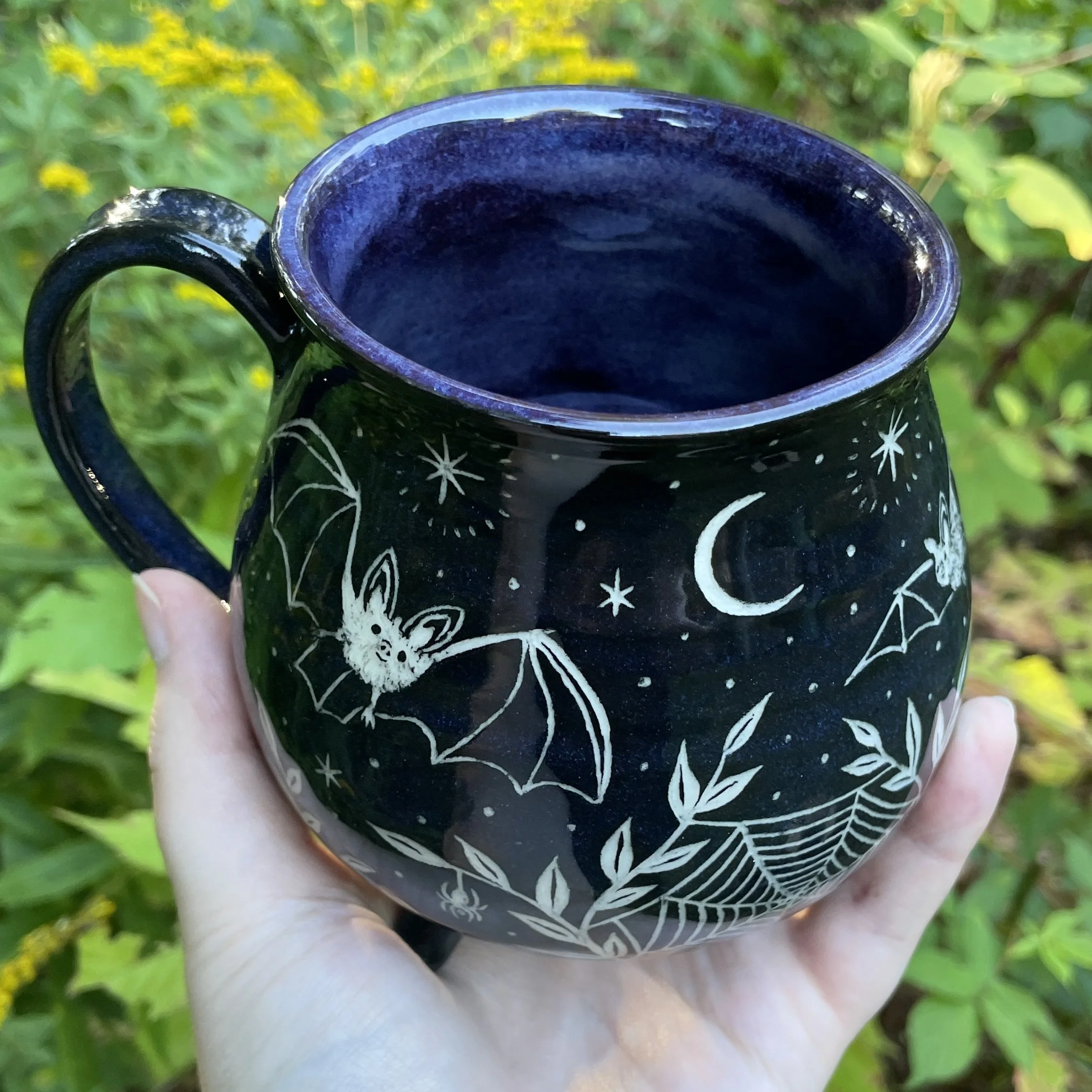Cauldron Mug - Bats B