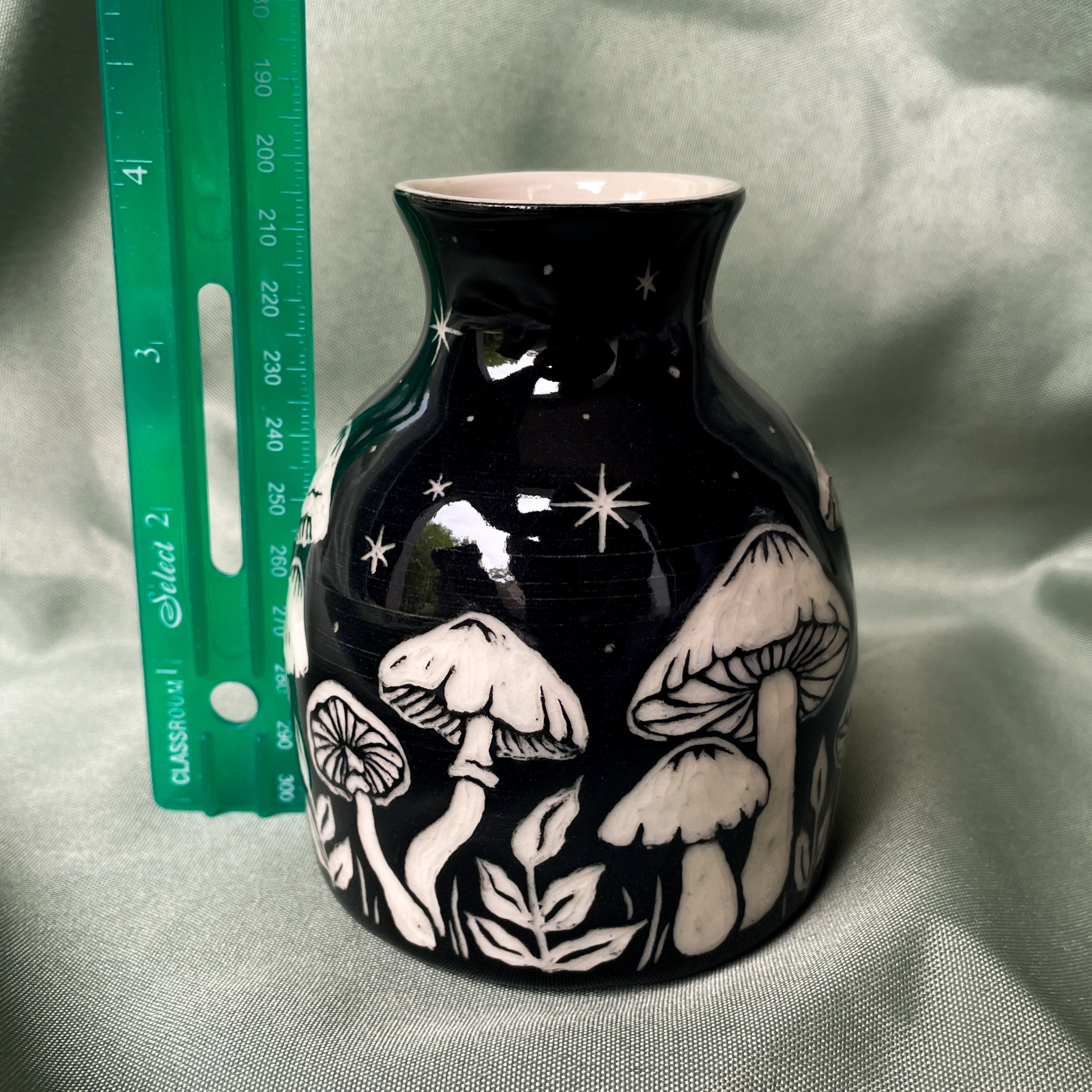 mushroom vase with ruler.JPEG