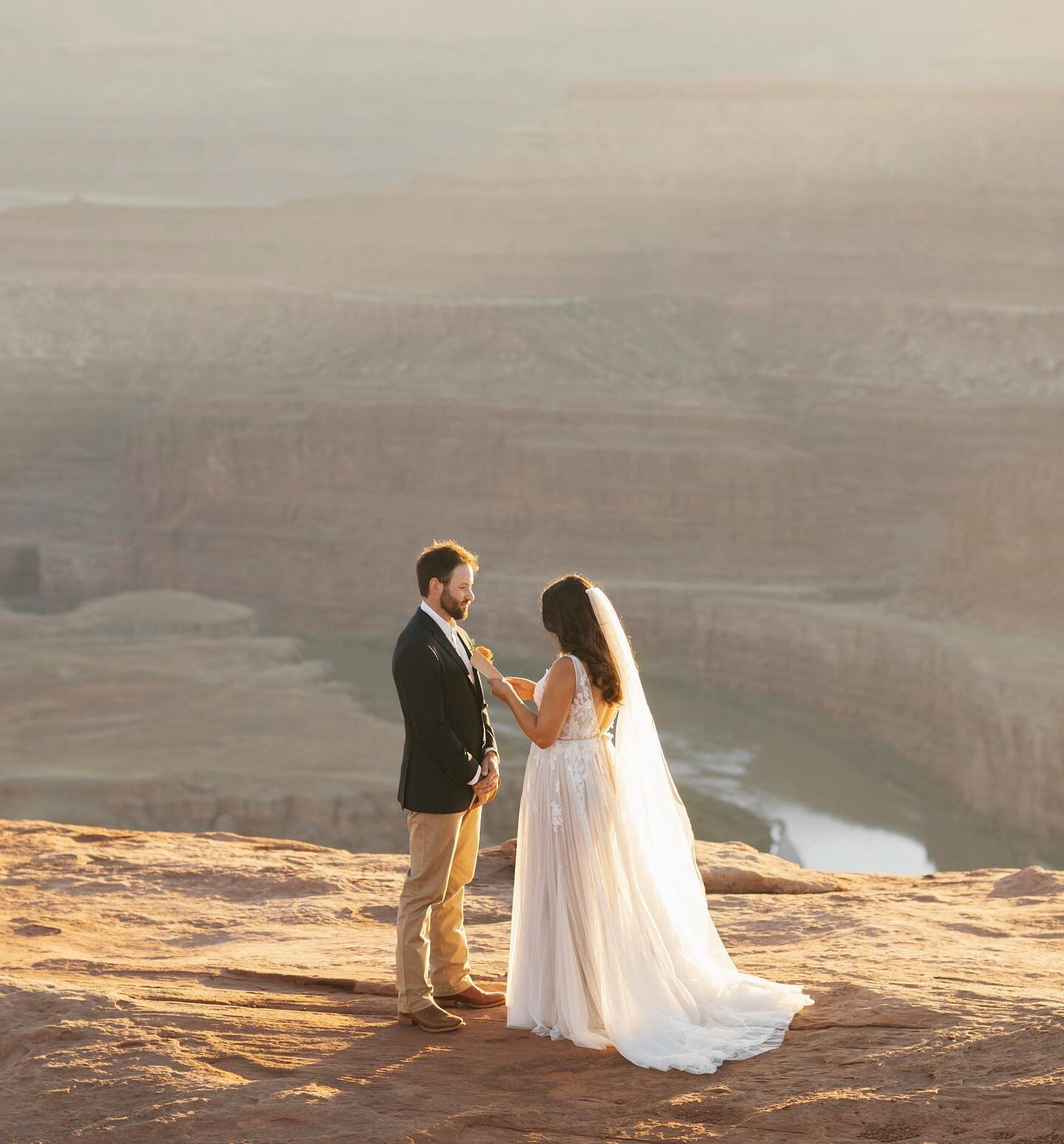 Private vows above the Colorado River and a quiet golden canyon. November 2023.